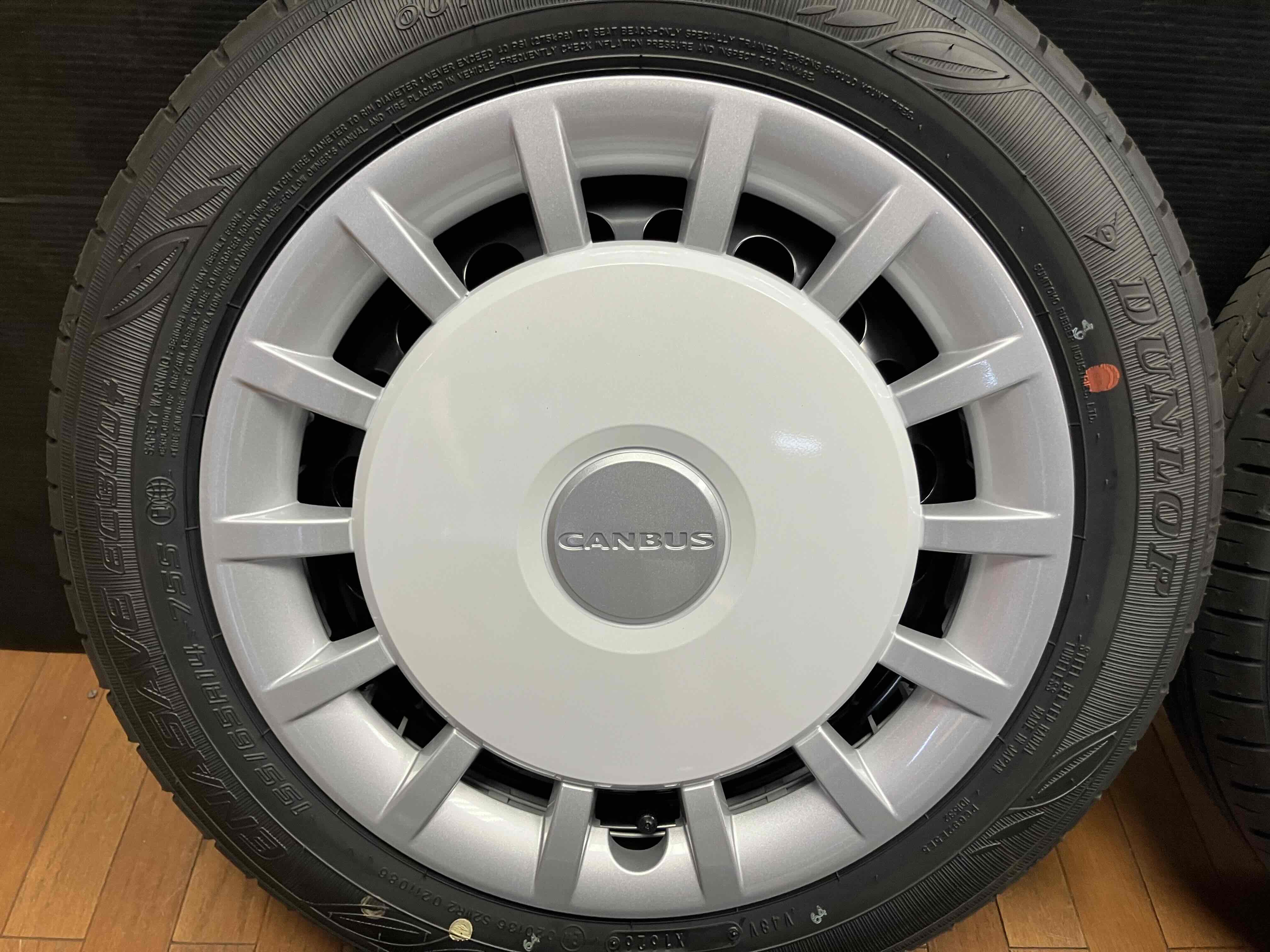 ◇26年製新車外し!!ダイハツ ムーヴキャンバス純正 鉄 14インチ◇4.5J+