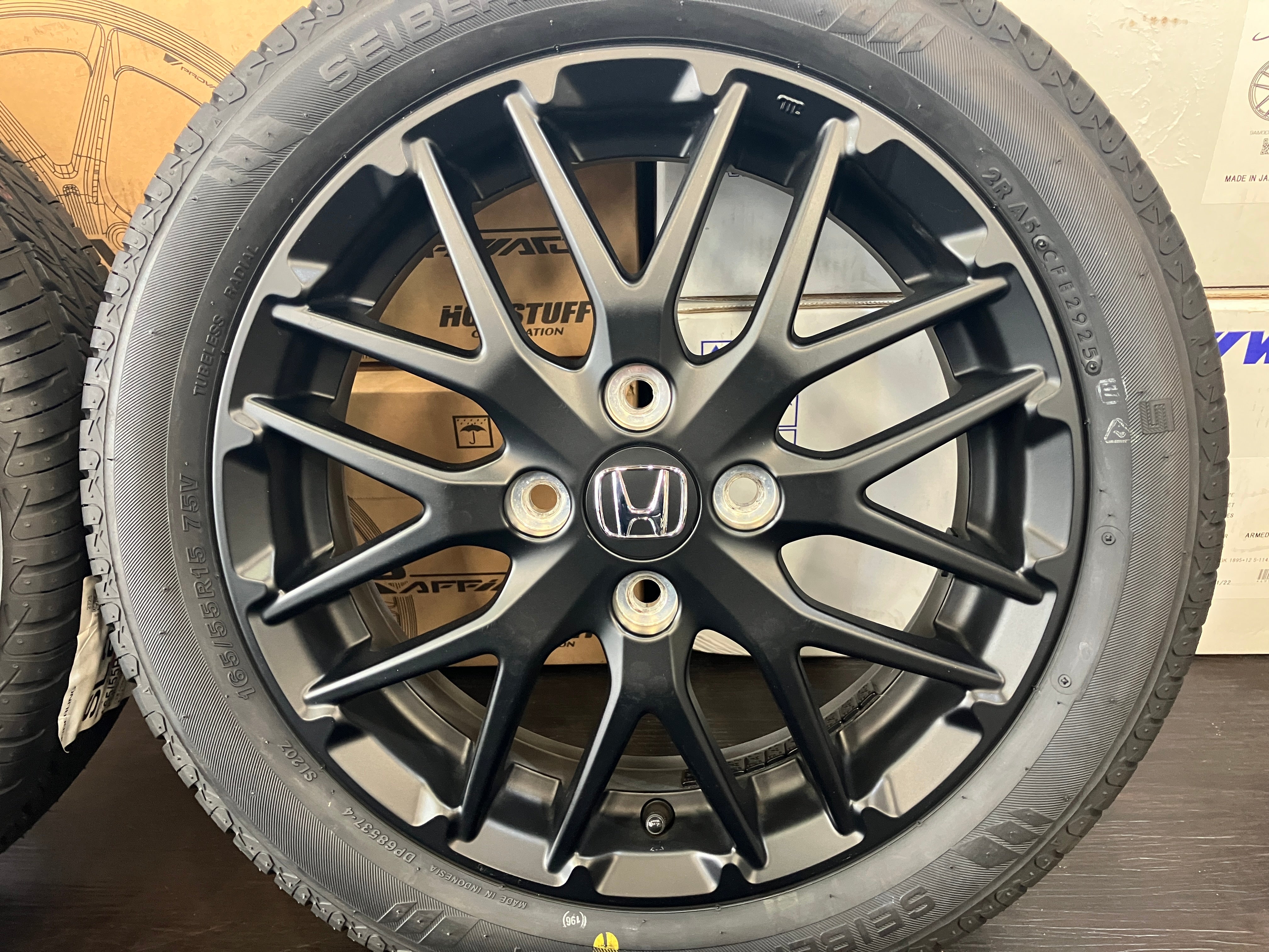 ☆新品国産BSタイヤSET! N-ONE RS 純正 15インチ 4.5J +45 100/4