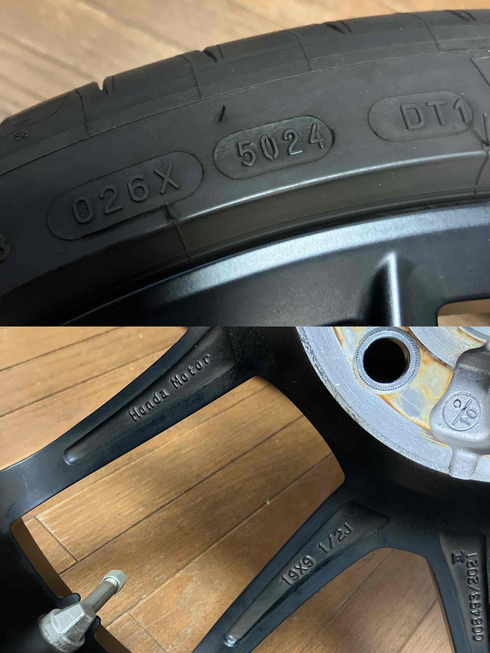 ◇HONDA シビック タイプR FL5 純正 19インチ◇9.5J+60 5H120