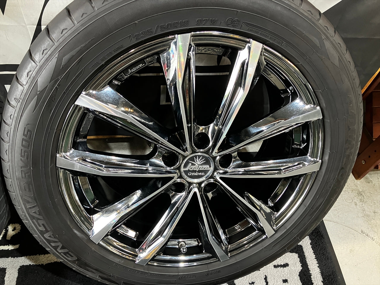 ◇状態良好!! weds ウェッズ クレンツェ グラベン 680 EVO 18×7.5J+38