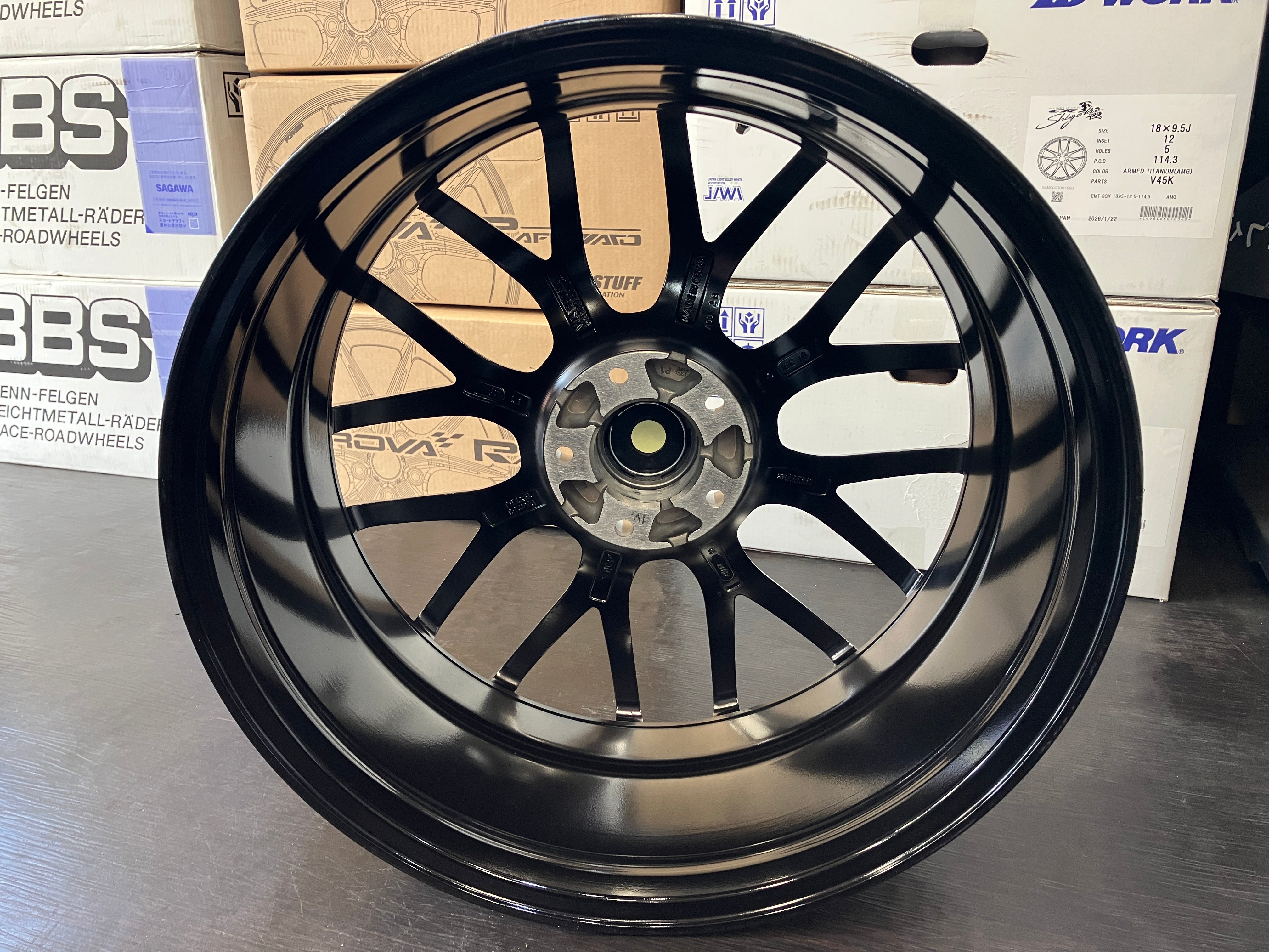 ☆未使用展示品 MID WHEEL RMP 028F マルカ 19インチ 7.5J +48 114.3/5
