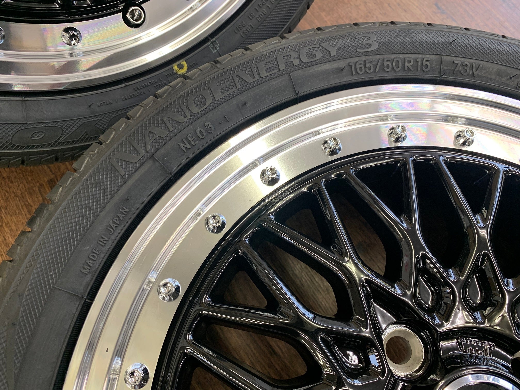 国産新品タイヤ付!共豊 シュタイナーFTX 15X4.5J+45 114.3-5H TOYO 165