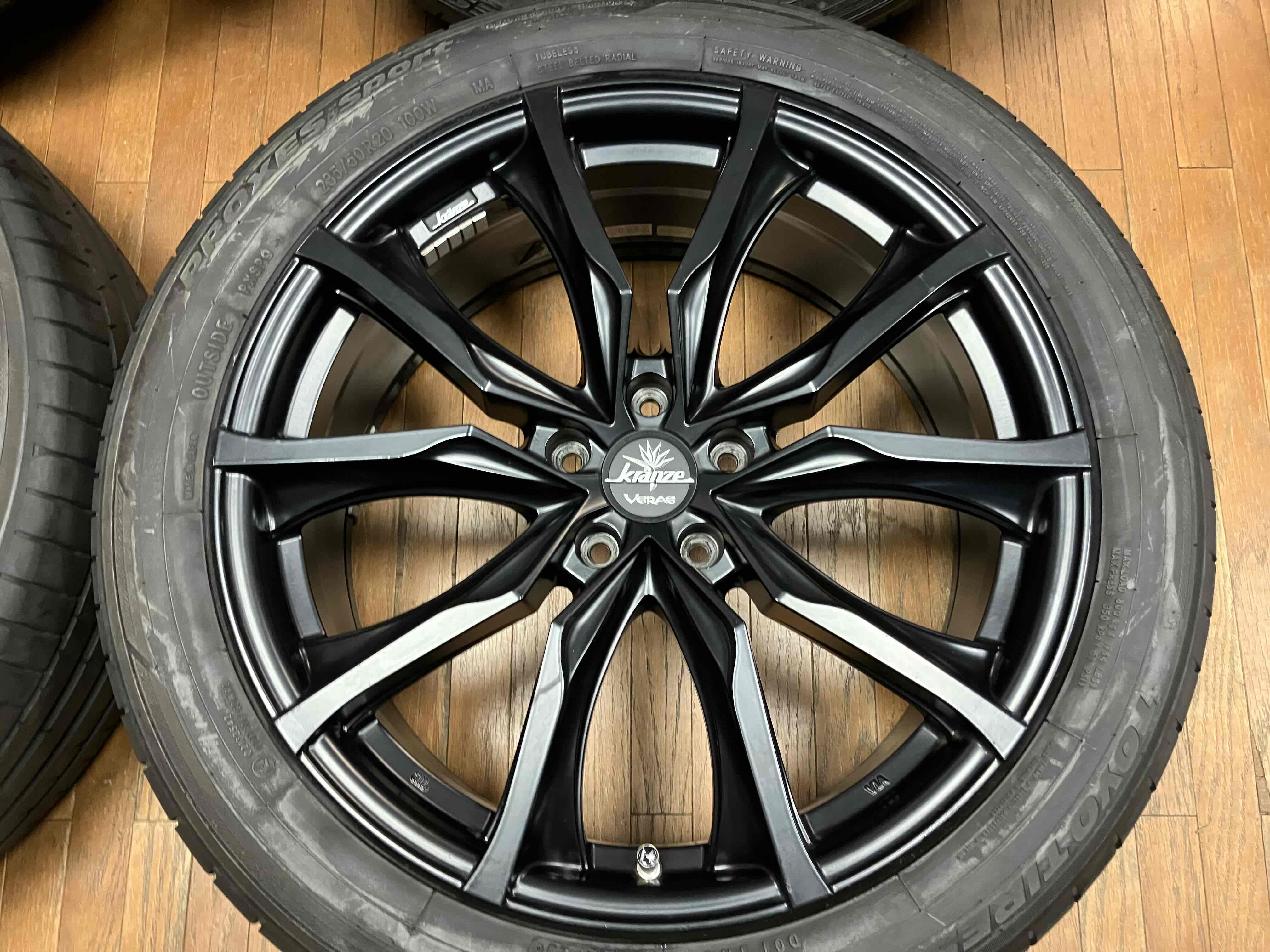 ◇Weds クレンツェ ヴェラーエEVO 20インチ◇8.5J+48 5H114.3◇TOYO