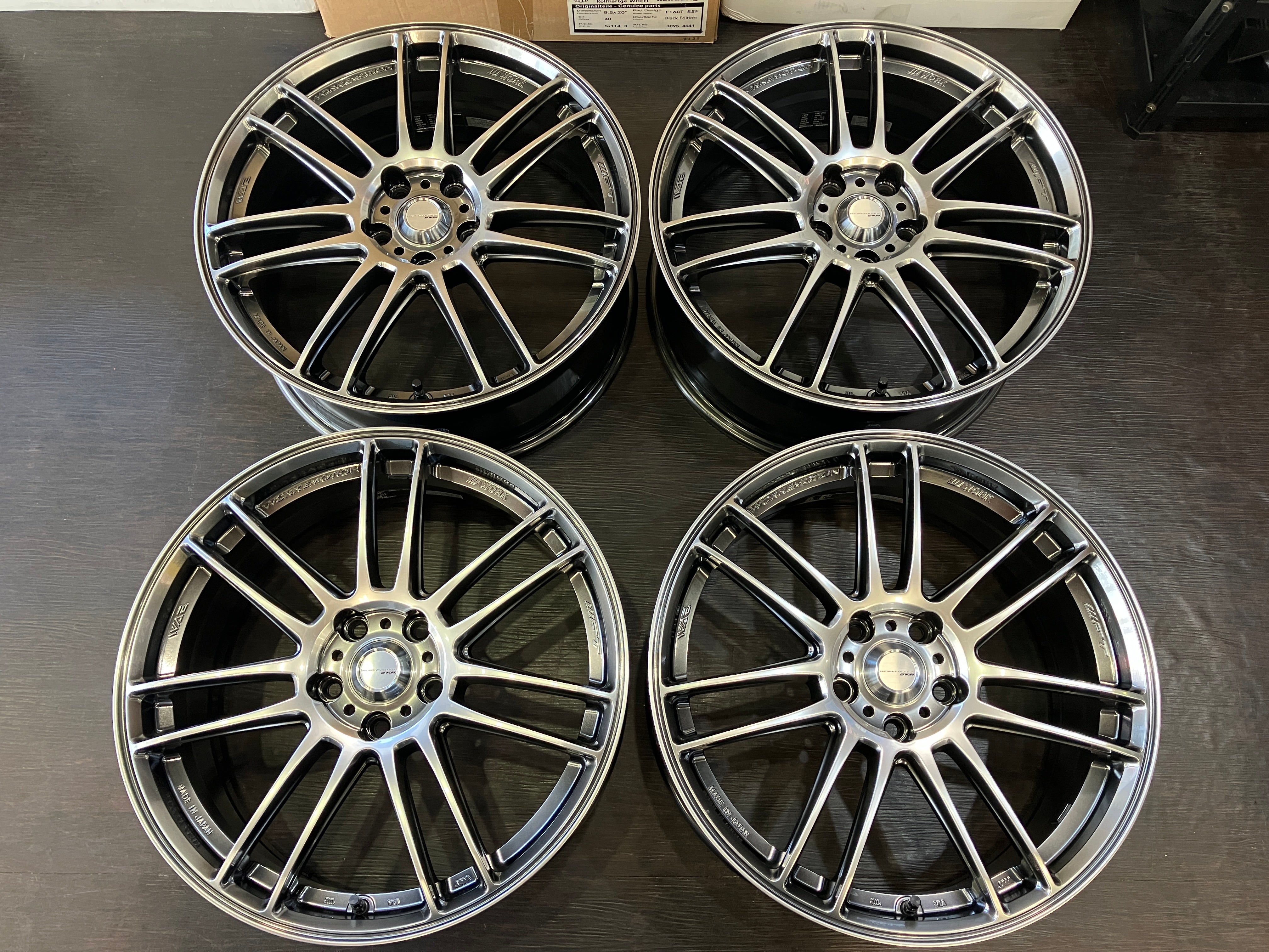 ◇WORK エモーションZR7 8J+45 114.3/5H レヴォーグ WRX WRX S4 90系