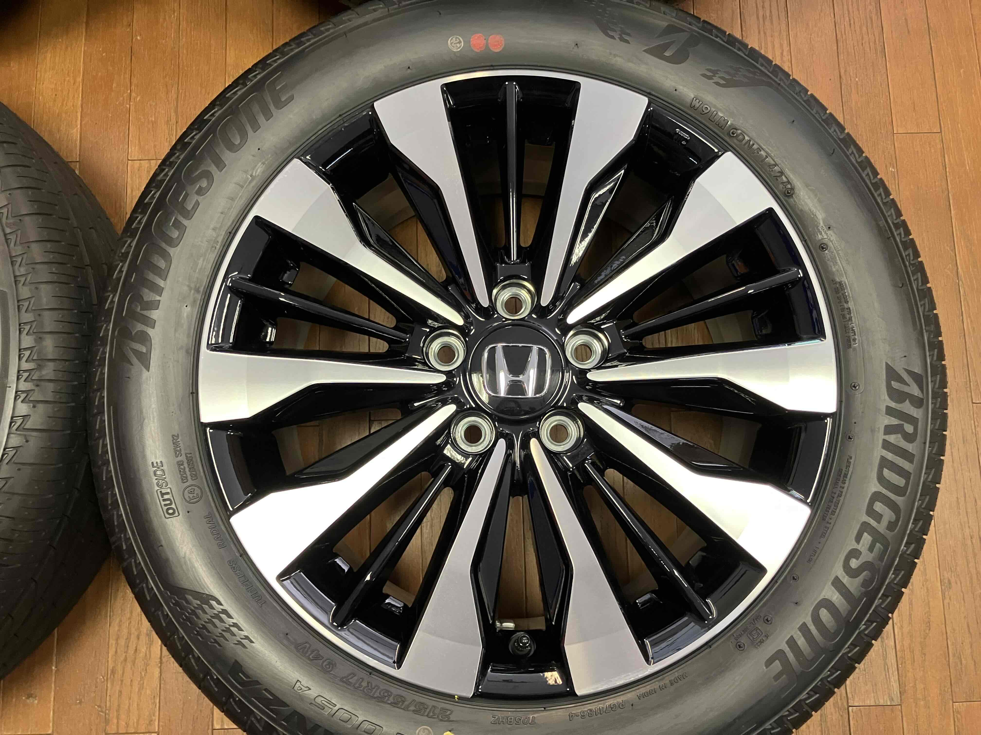 ◆新車外し!!HONDA WR-V純正 17インチ◆7J+55 5H114.3◆BS トランザT005A 215/55R17 2024年製造