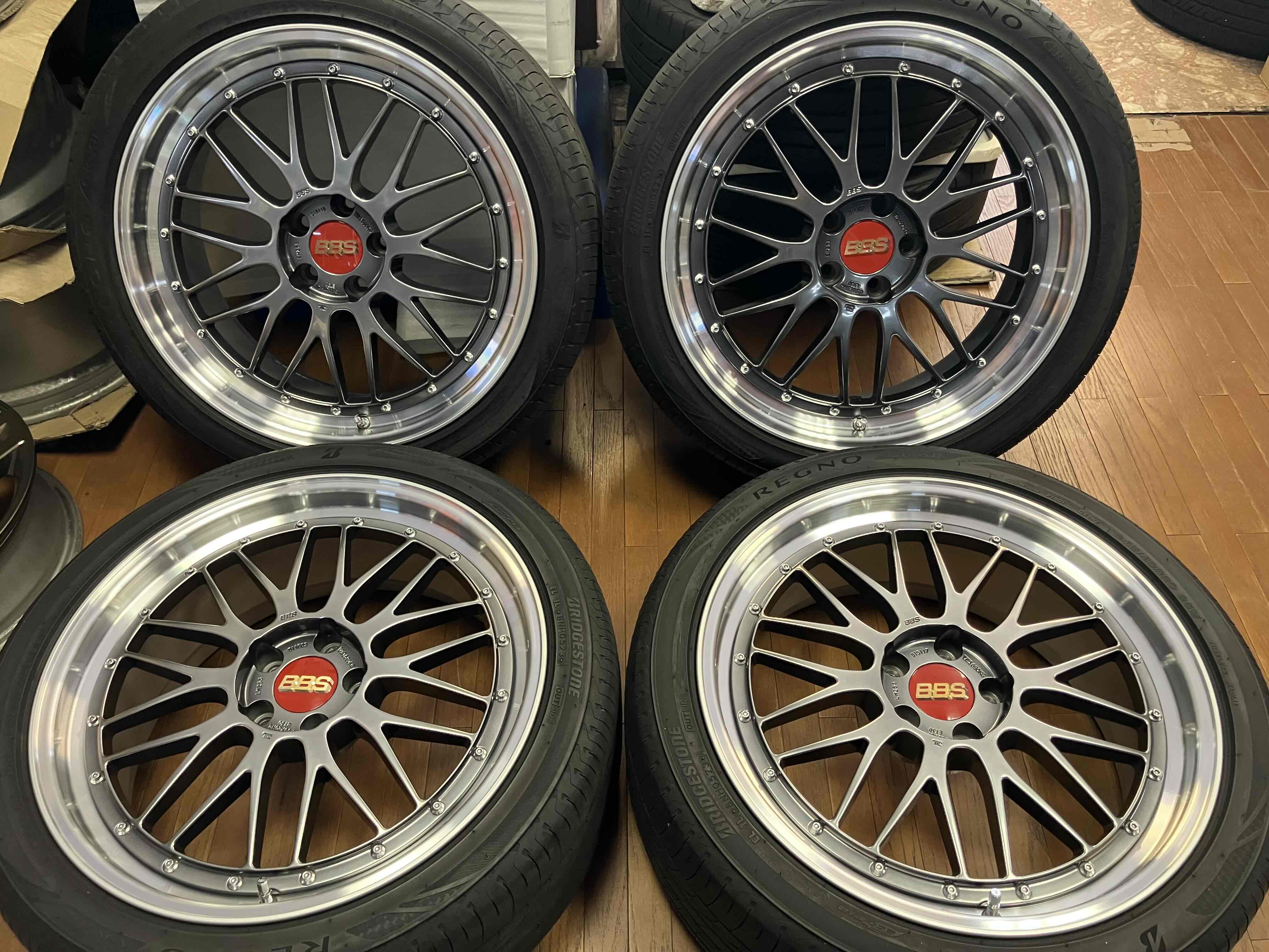 ◇美品レグノ付き◇鍛造 BBS LM 20インチ◇8.5J+30 5H114.3 LM253◇BS GRX2 245/40R20 2023年 –  ハマガレネットストア