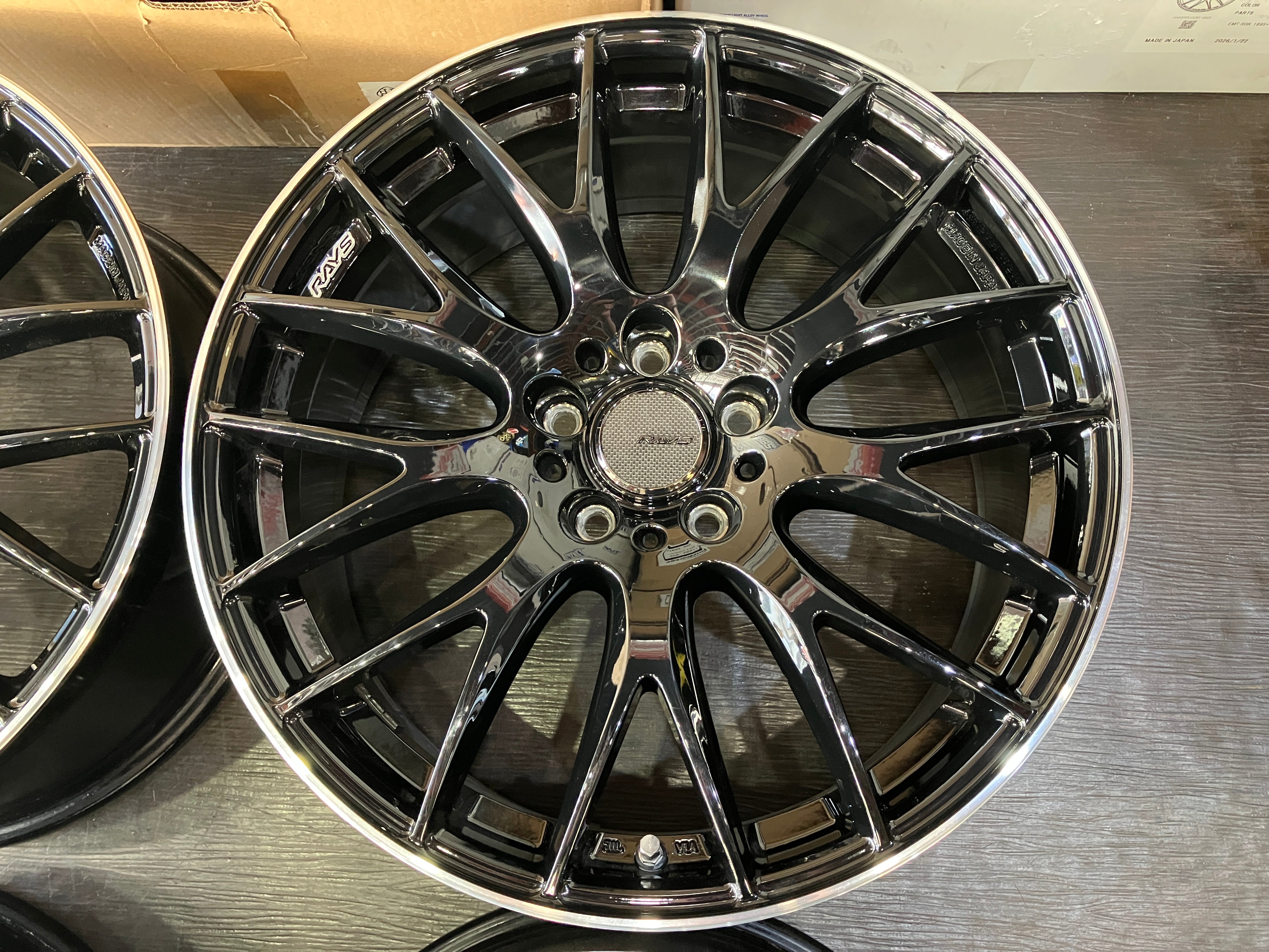 ☆SALE! 仕上げ済美品! RAYS レイズ HOMURA ホムラ 2X9 19インチ 8J +
