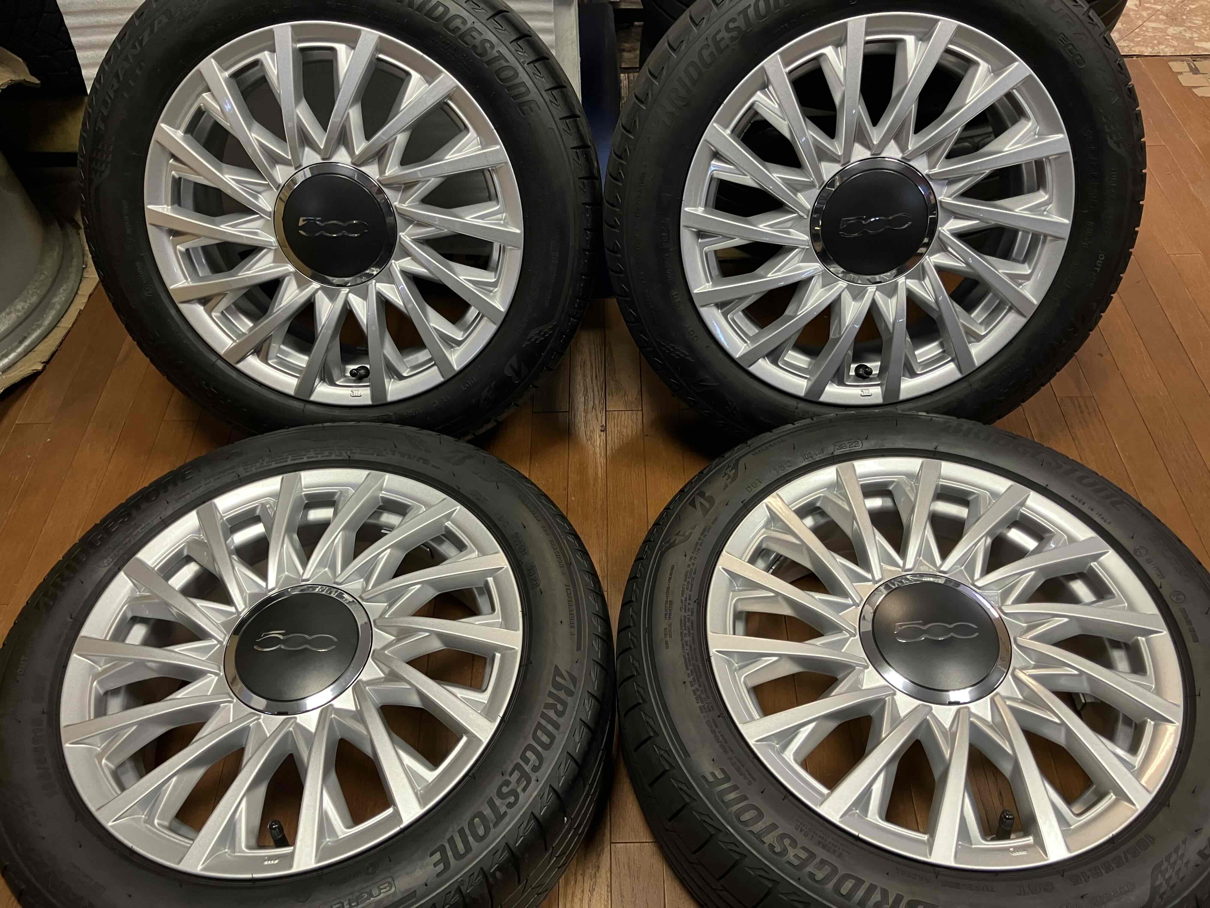 ◇美品!!フィアット500純正 15インチ◇6J+35 4H98◇トランザ エコ 185/55R15 2022年製造◇パンダ等◇スタッドレス –  ハマガレネットストア