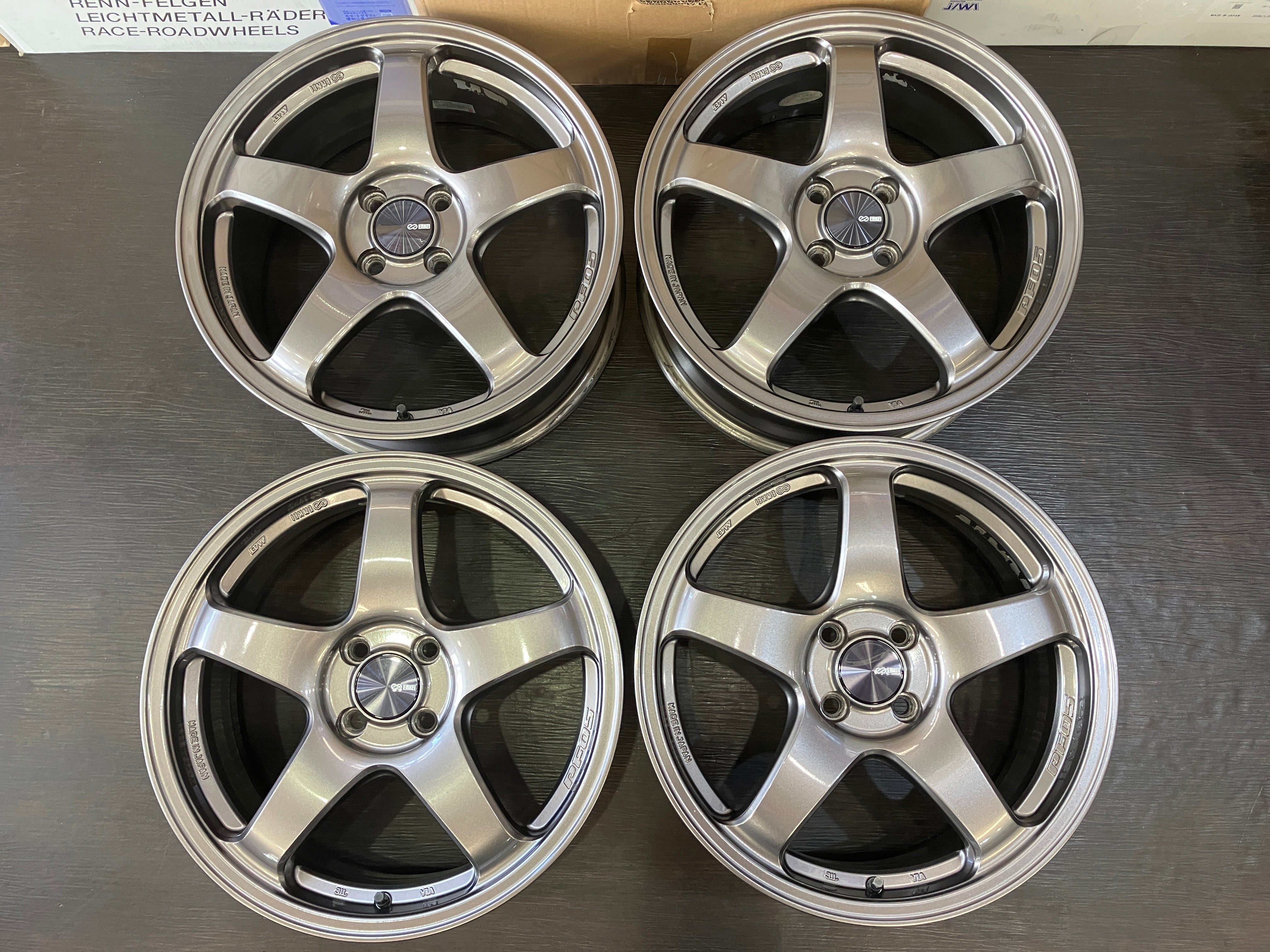 ☆現行品! 美品 ENKEI エンケイ PF05 17インチ +45 PCD100 4穴 ダーク