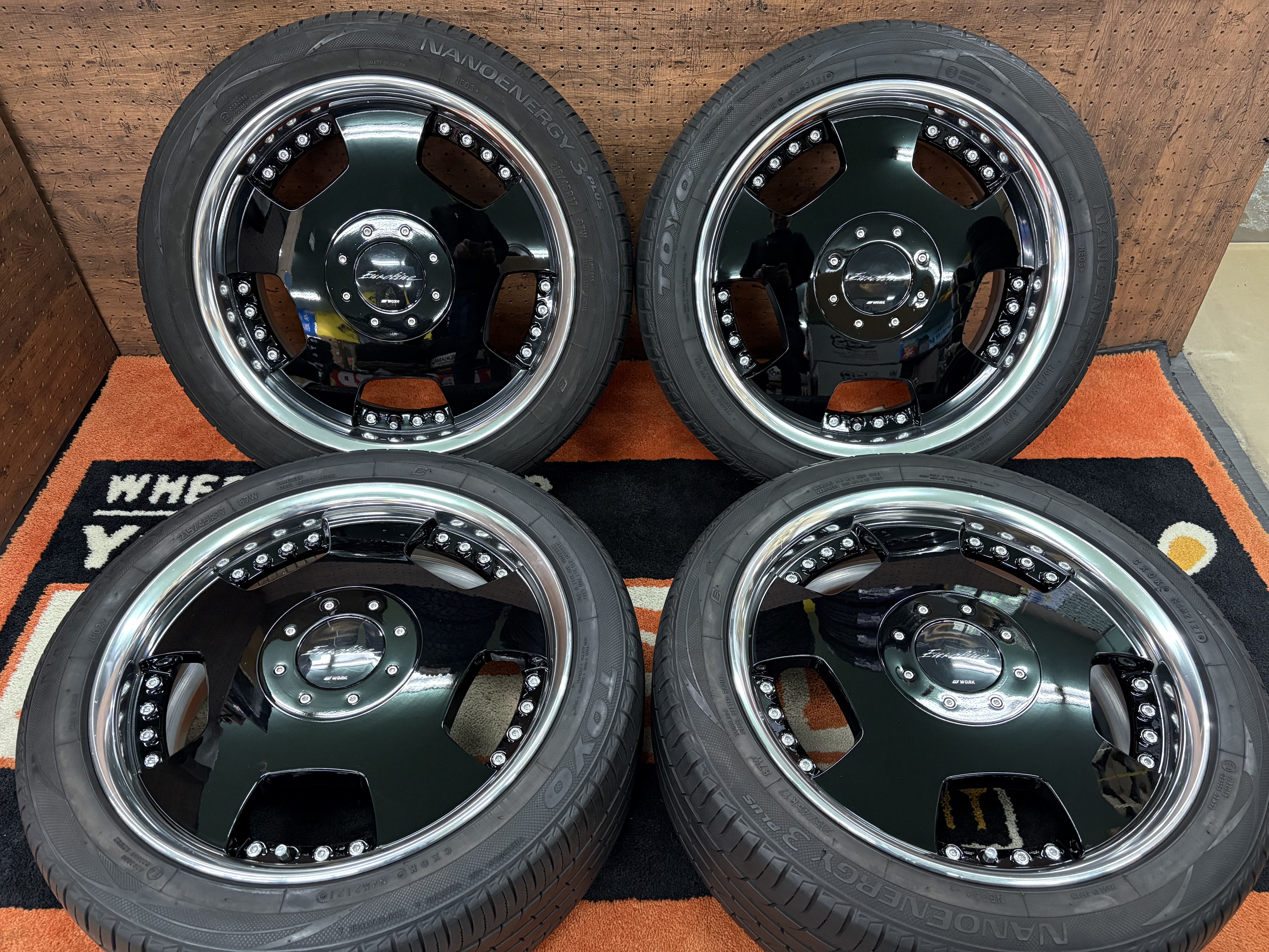 ◇フルリペア済み♪ワーク ユーロライン DH◇17インチ 7J+48＆7J+38