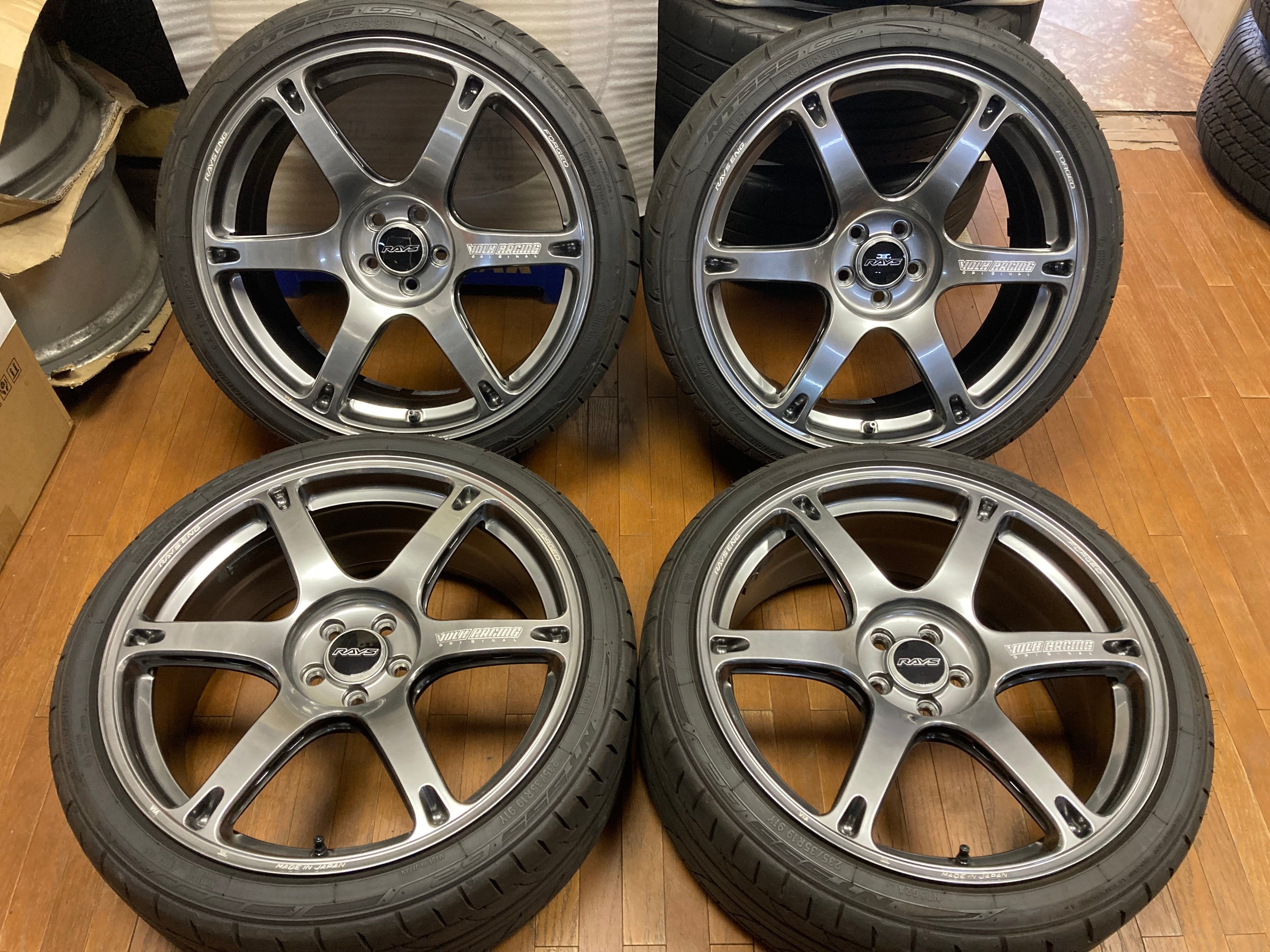 ◇希少◇RAYS レイズ ボルクレーシング TE037 6061◇19インチ 8.5J +41 PCD100 5H◇NITTO NT555G –  ハマガレネットストア