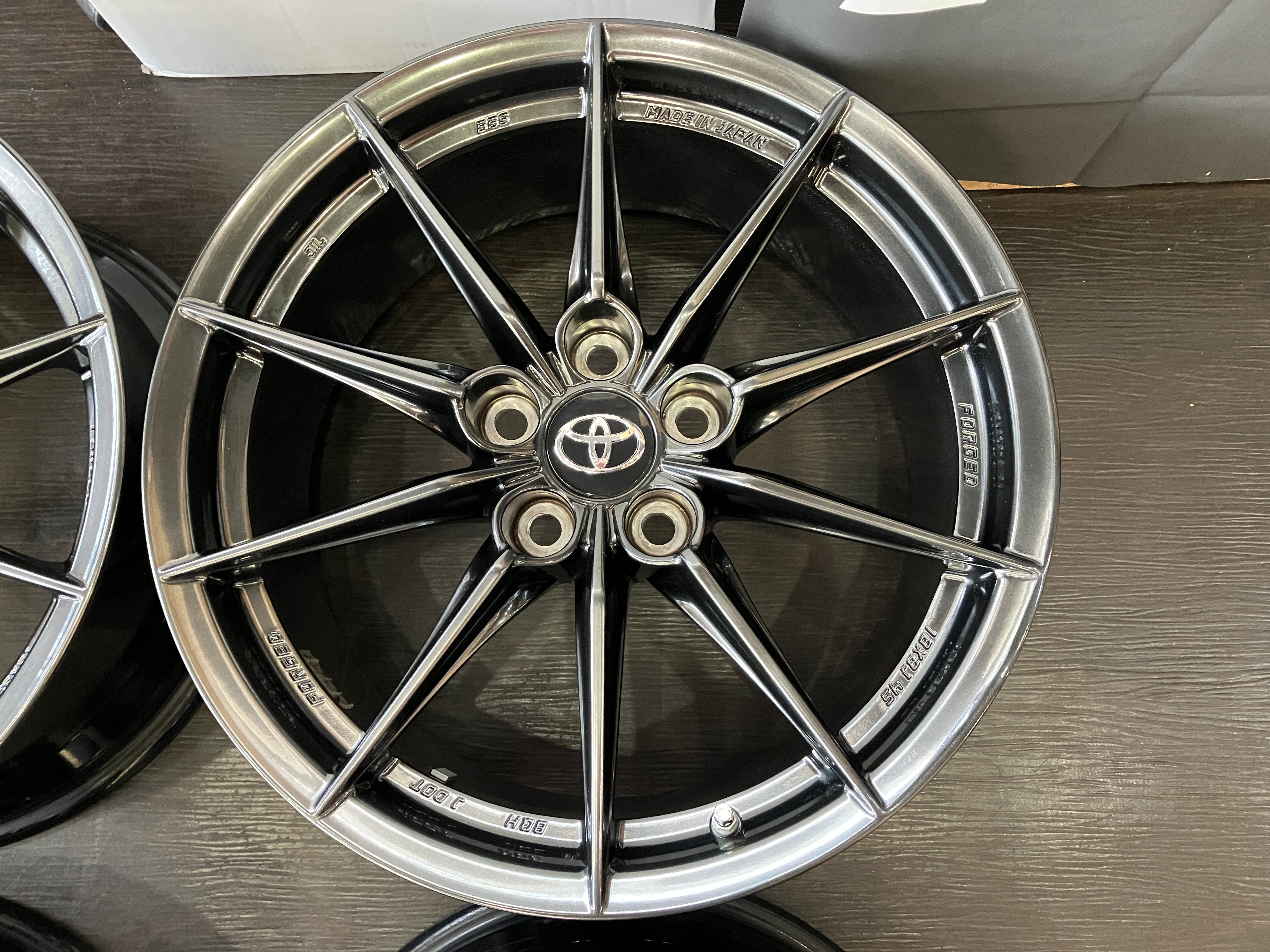 鍛造 トヨタ GR ヤリス RZ BBS 純正 18インチ ☆BBS鍛造! 仕上済良品 GRヤリス RZハイパフォーマンス純正 18インチ
