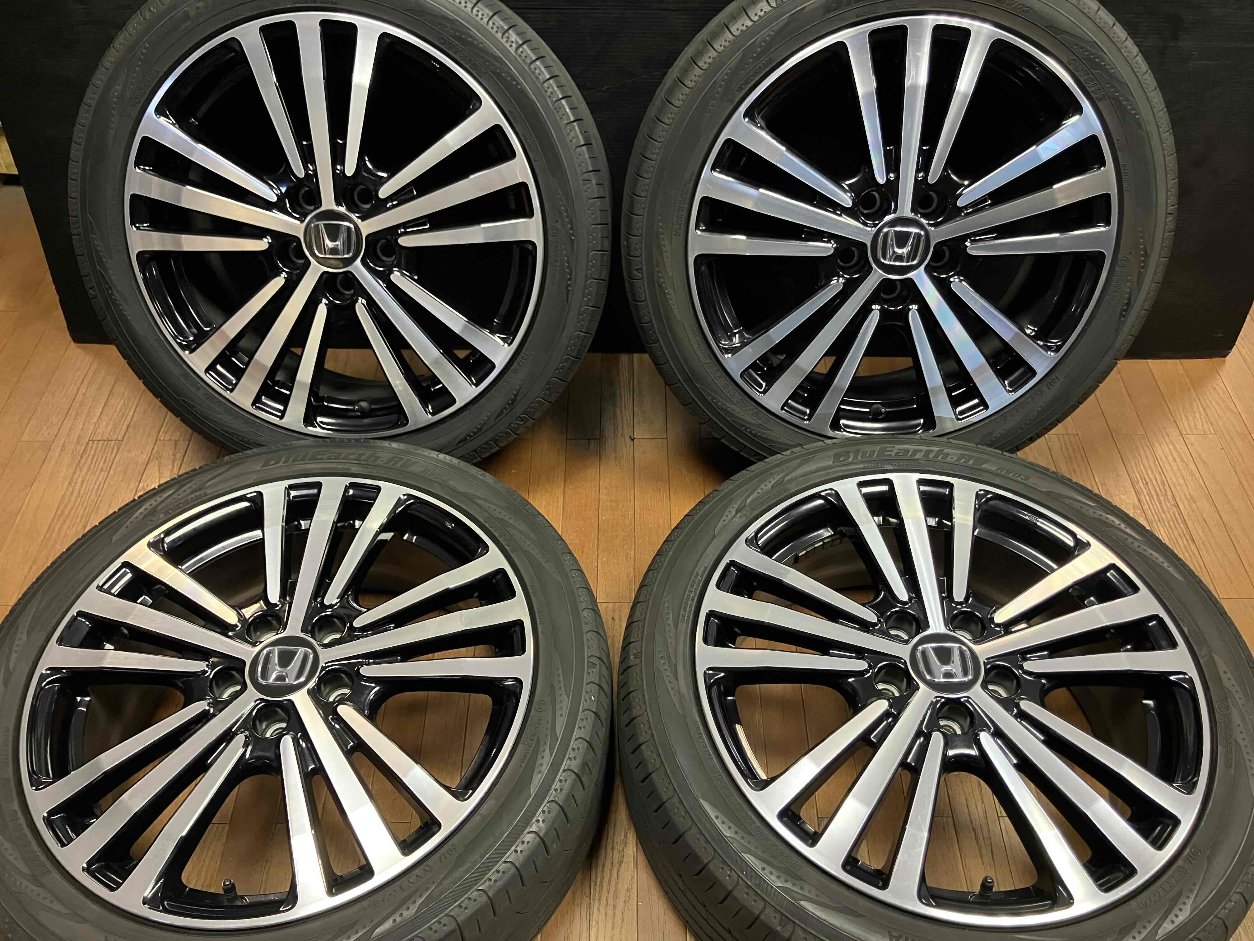 ◇キズ修正済み◇HONDA RCオデッセイ純正 アブソルート 18インチ◇7J+