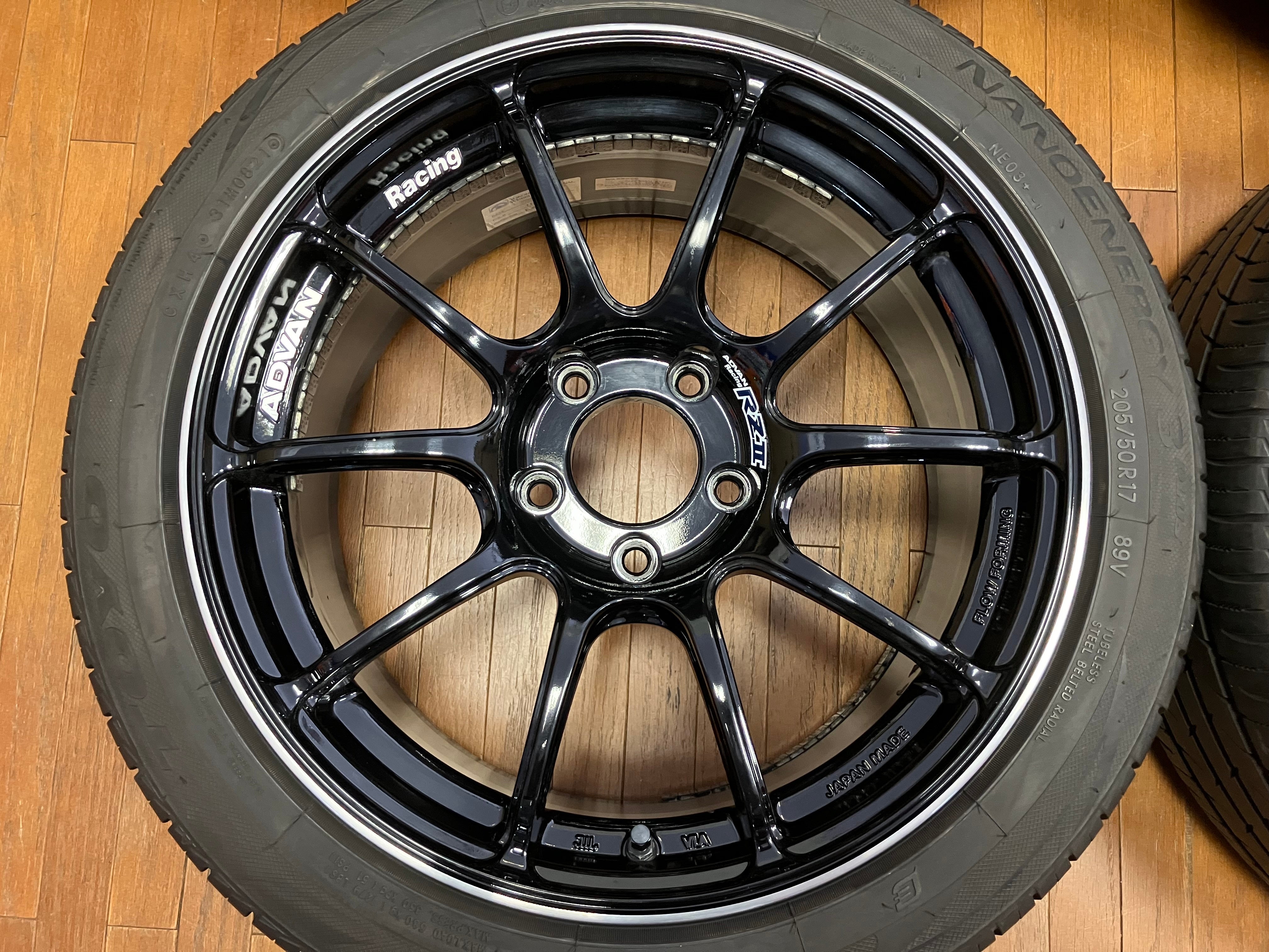 ◇YOKOHAMA ヨコハマ ADVAN アドバン RZⅡ◇17インチ PCD114.3 5H 8J +45◇アクセラ HS ノア ヴォクシ –  ハマガレネットストア