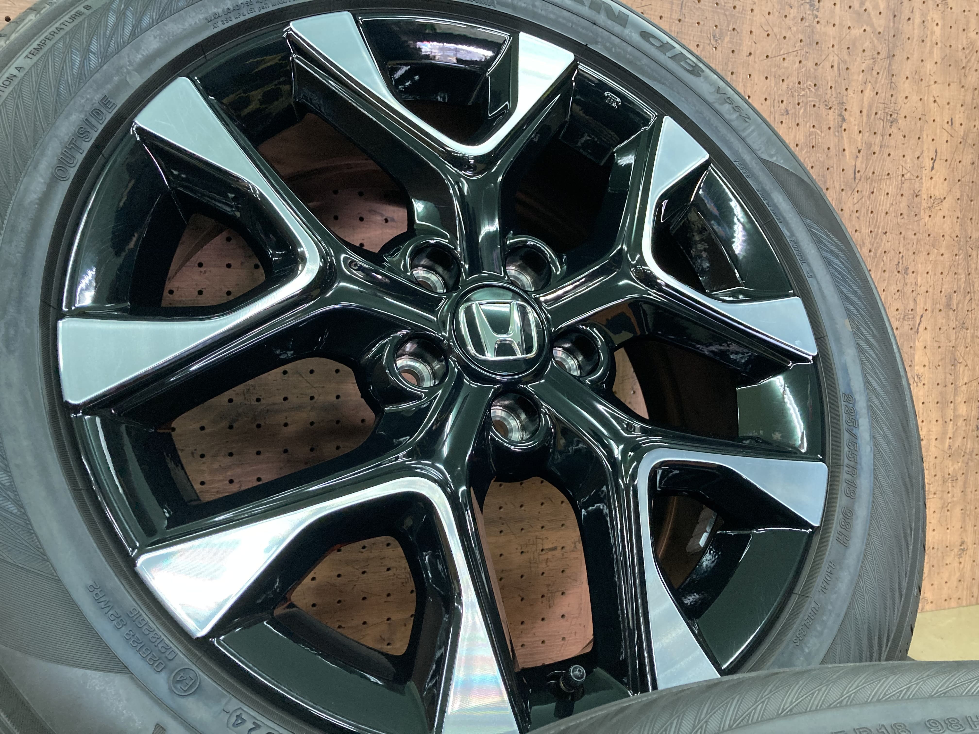 新車外し ホンダ ZR-V 純正 18インチ 中古 ホイール 4本 SET 7J