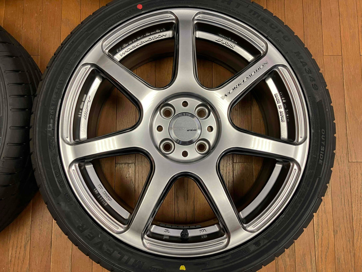 ◇新品タイヤ付き◇WORK ワーク エモーション T7R 17インチ 7J+47 