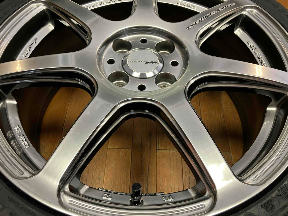 ◇新品タイヤ付き◇WORK ワーク エモーション T7R 17インチ 7J+47 