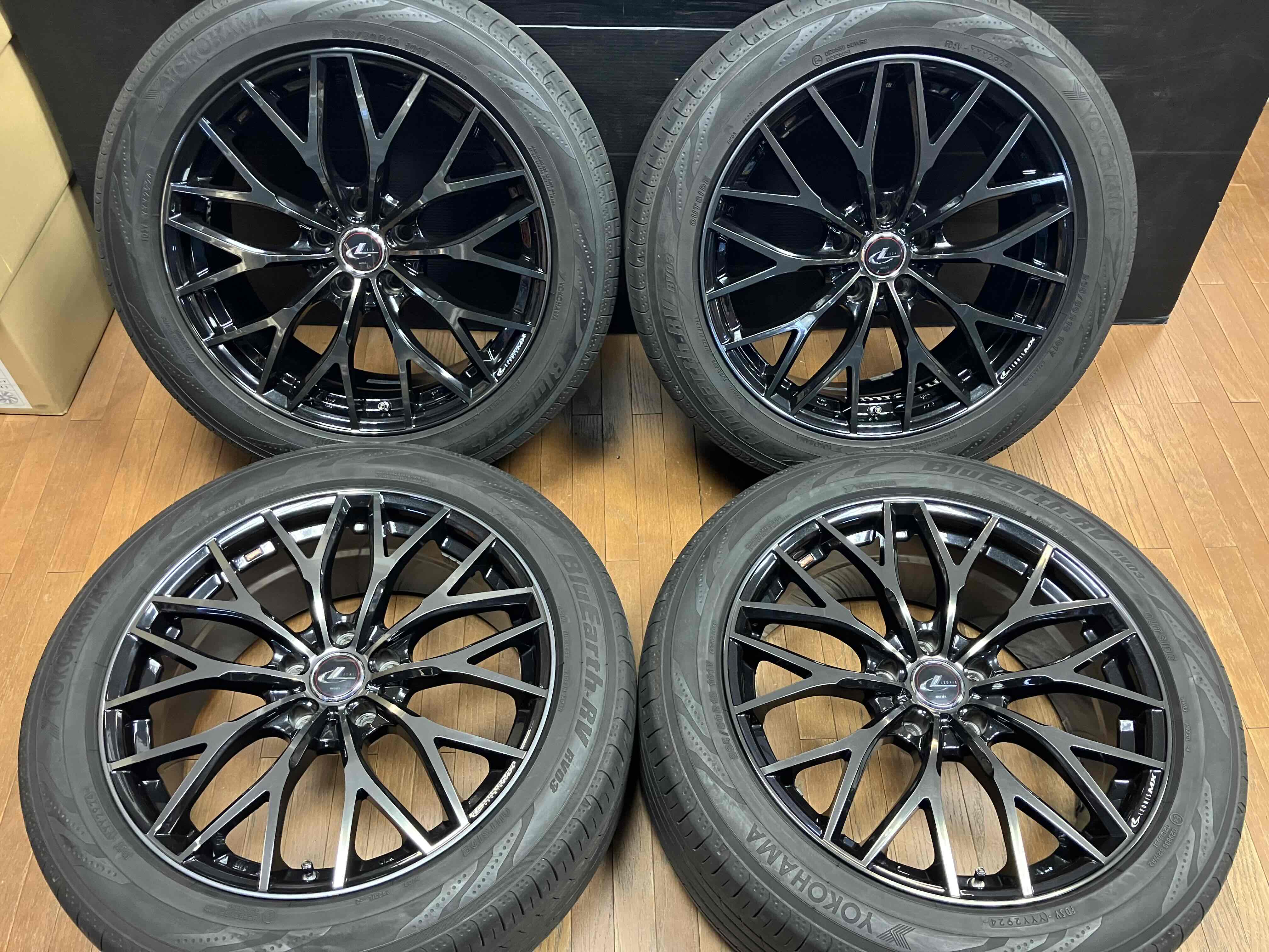 235/50R18 ウェッズ　レオニス4本セット ◇程度良好◇weds LEONIS ウェッズ レオニス MX 18インチ 8J+42 PCD114