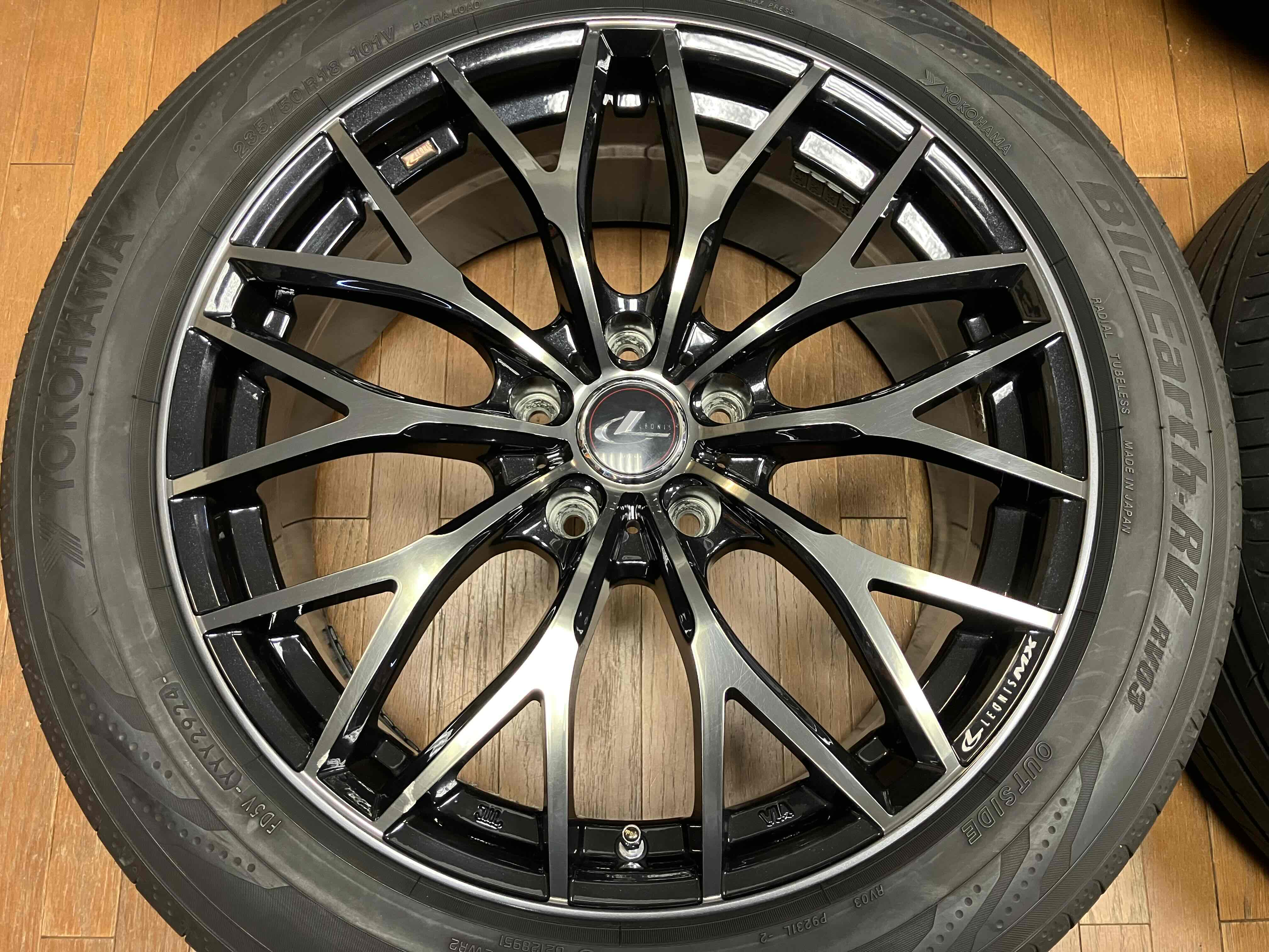 ◇程度良好◇weds LEONIS ウェッズ レオニス MX 18インチ 8J+42 PCD114