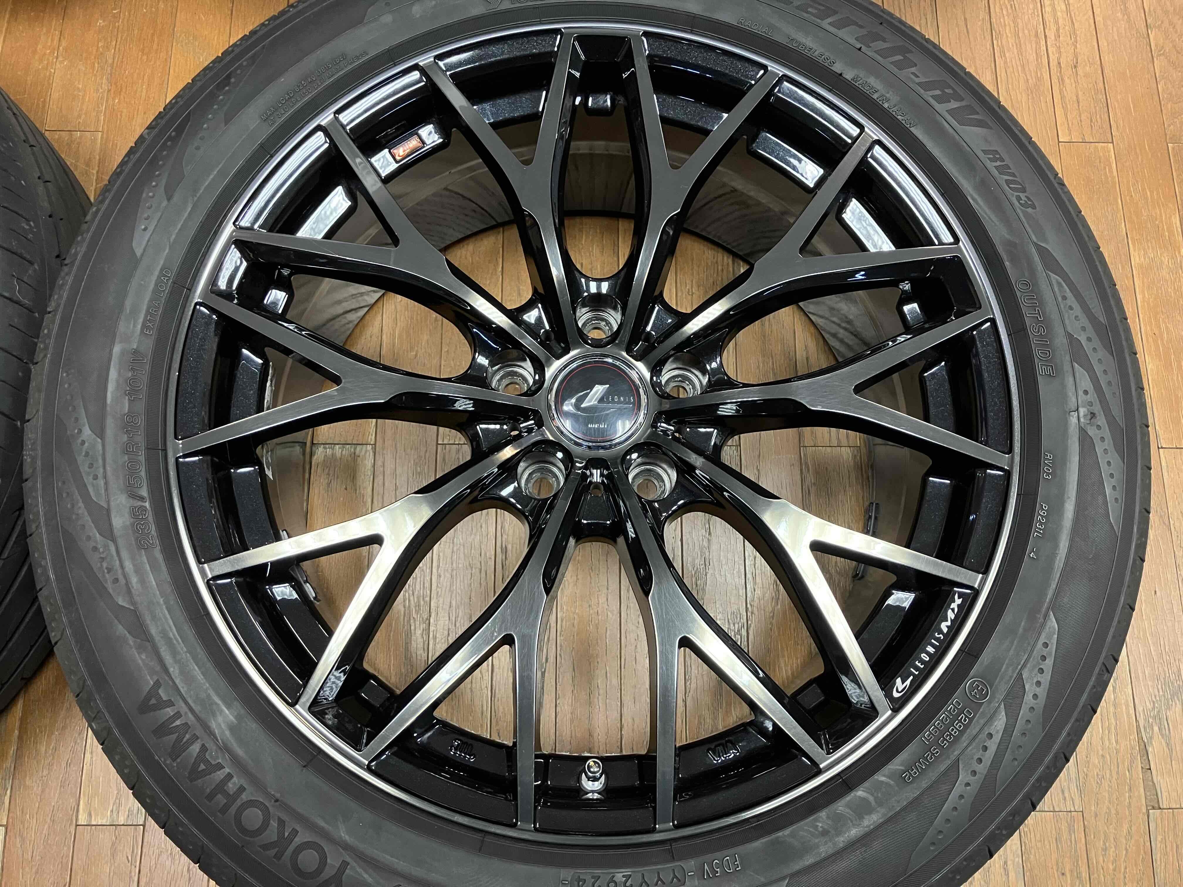 ◇程度良好◇weds LEONIS ウェッズ レオニス MX 18インチ 8J+42 PCD114