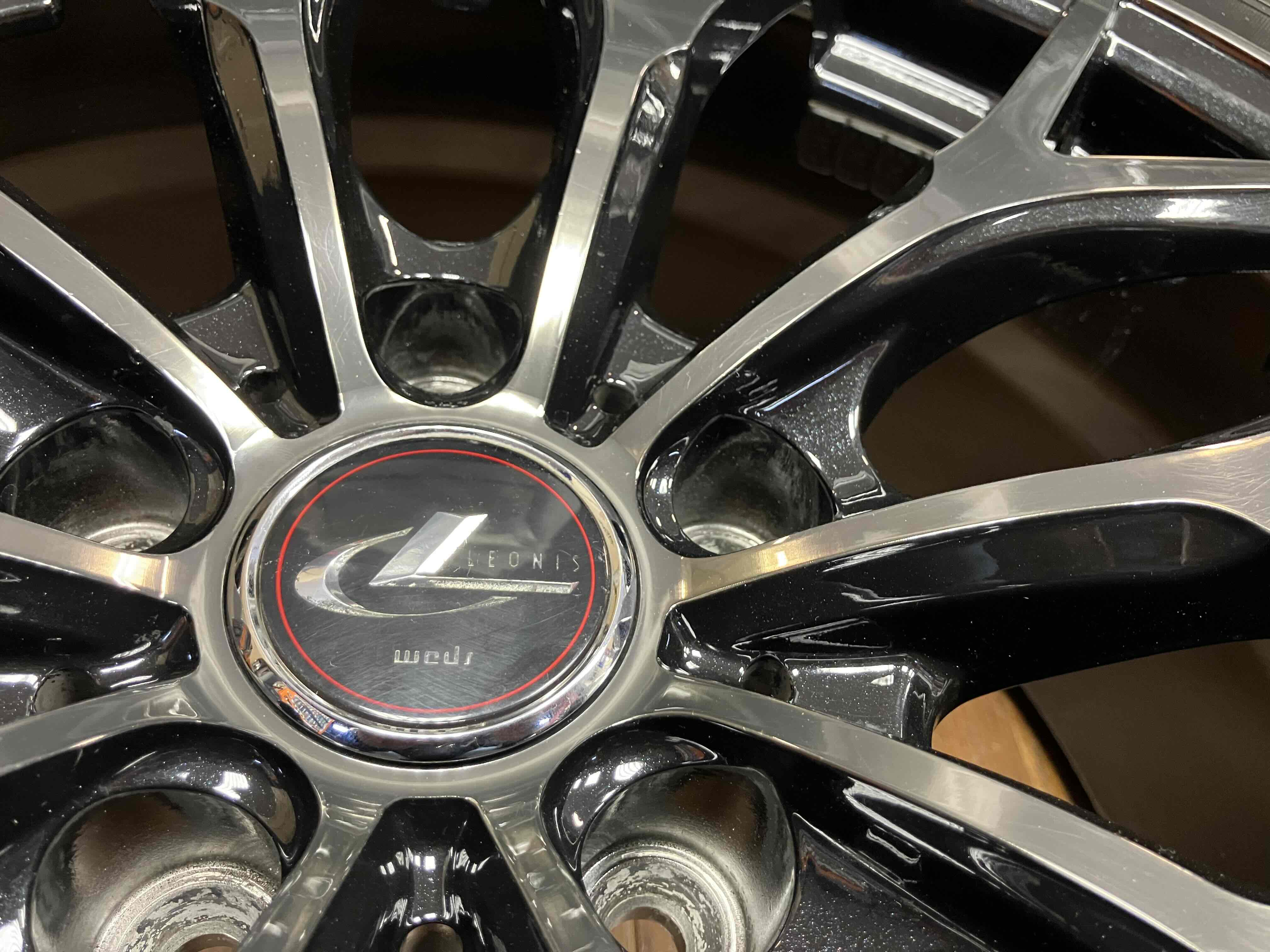 ◇程度良好◇weds LEONIS ウェッズ レオニス MX 18インチ 8J+42 PCD114