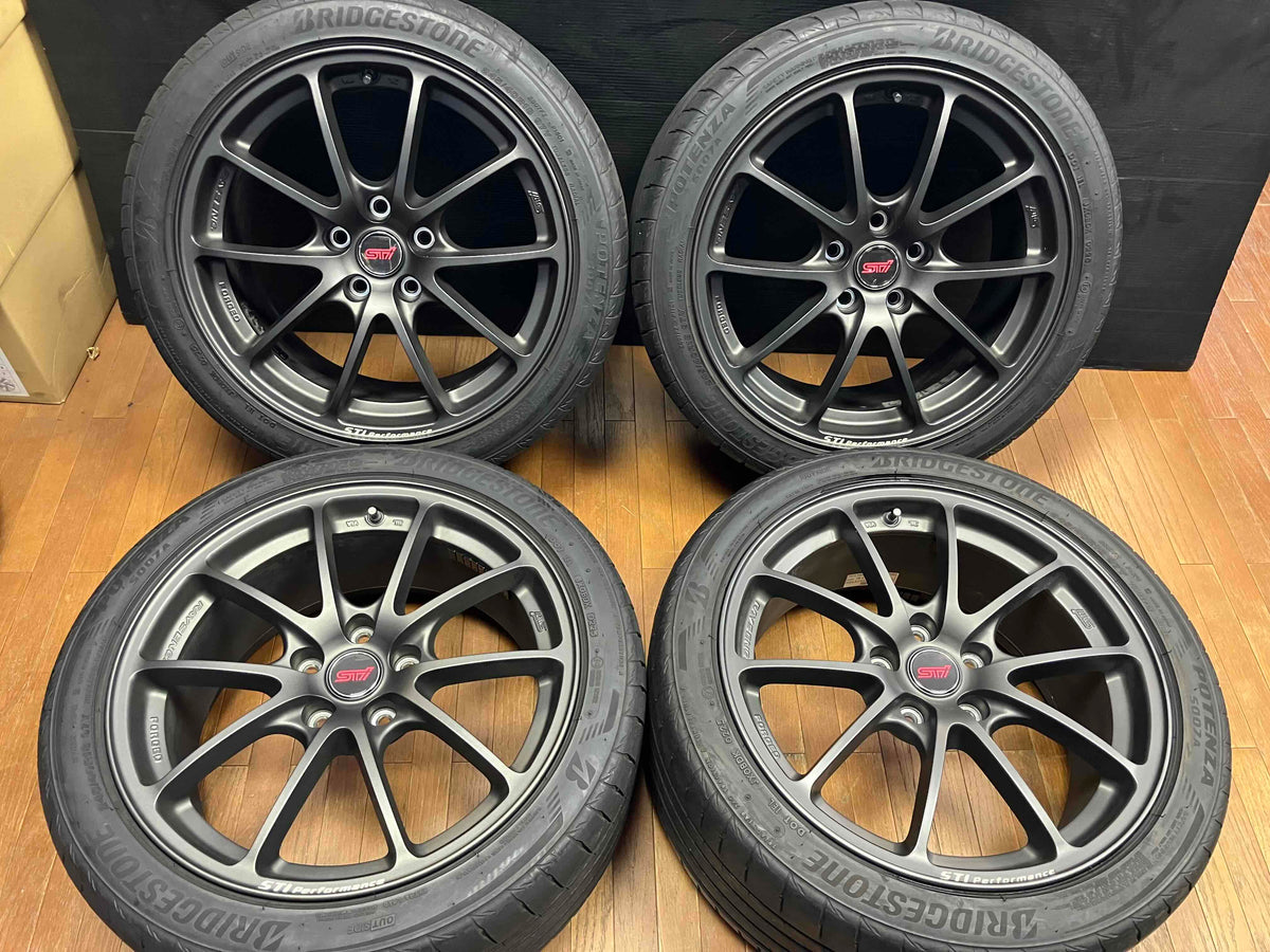 新車外し】スバルWRX S4 STI 純正 ホイールタイヤ 4本 2025年 ◇希少◇
