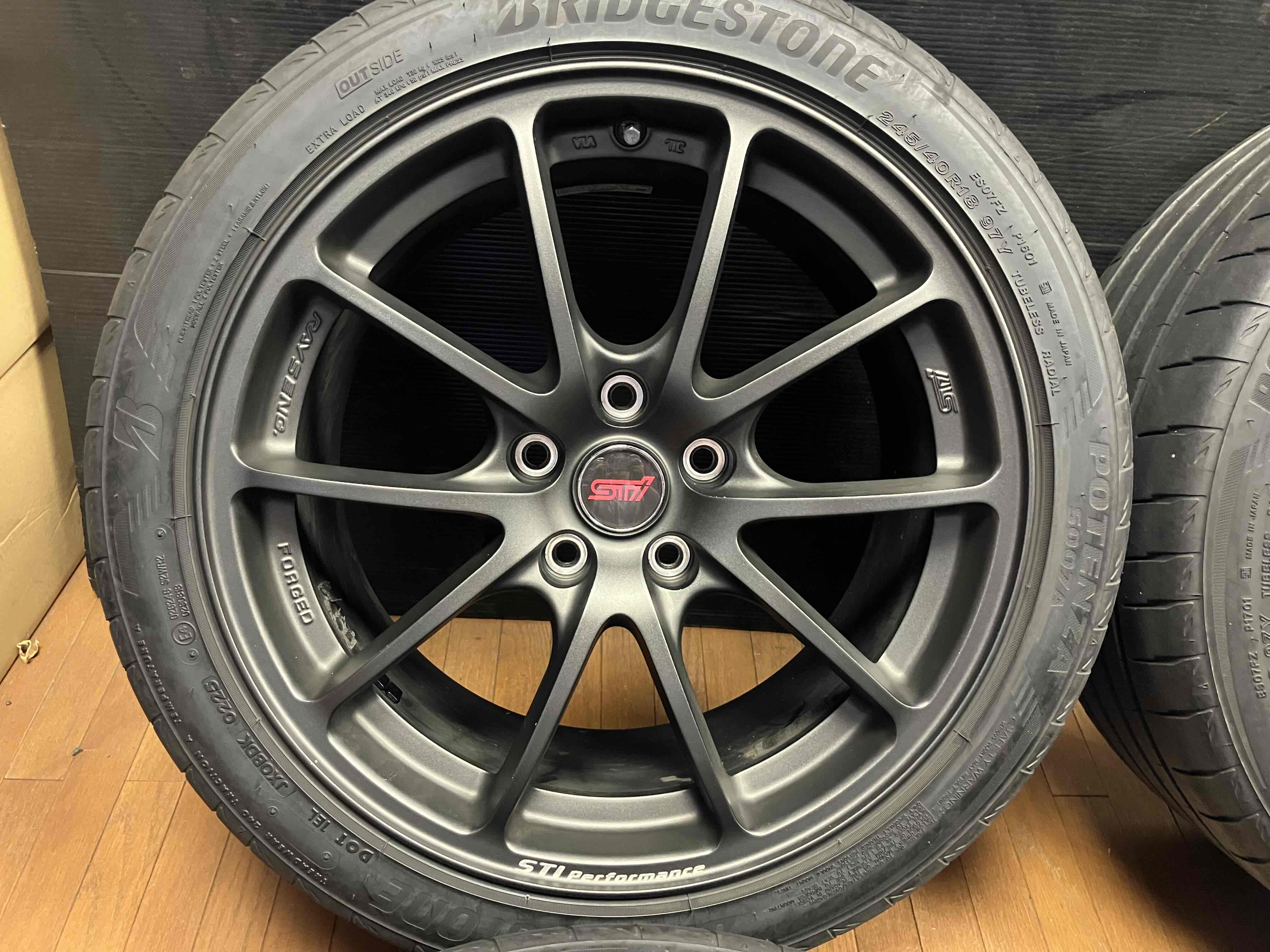 ◇希少◇SUBARU スバル WRX S4 STI パフォーマンス 純正 18インチ 8.5J
