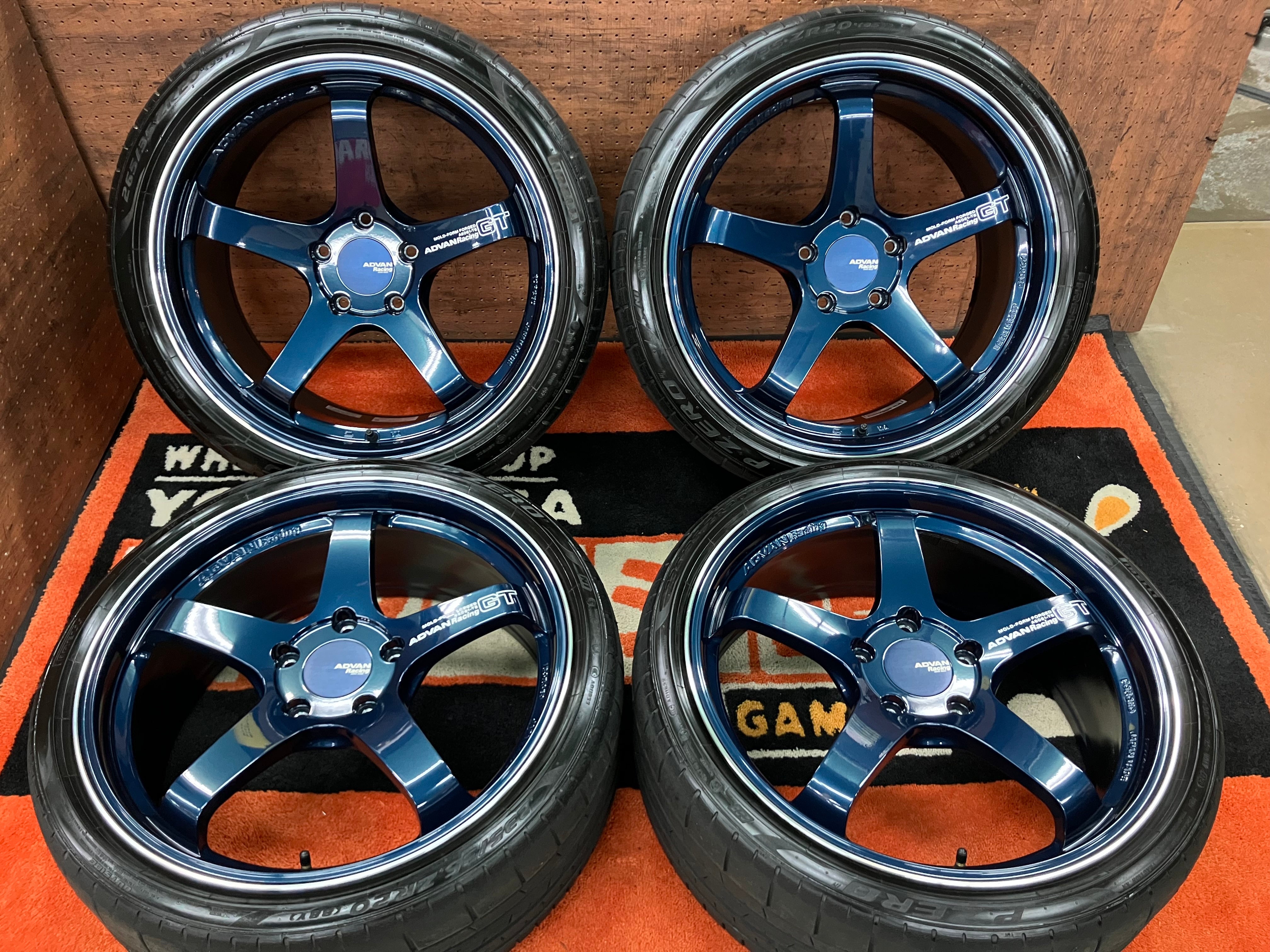 中田　アドバンスホイール1 希少!!YOKOHAMA ADVAN Racing GT for PORSCHE◇20インチ 8.5J+50 10J+