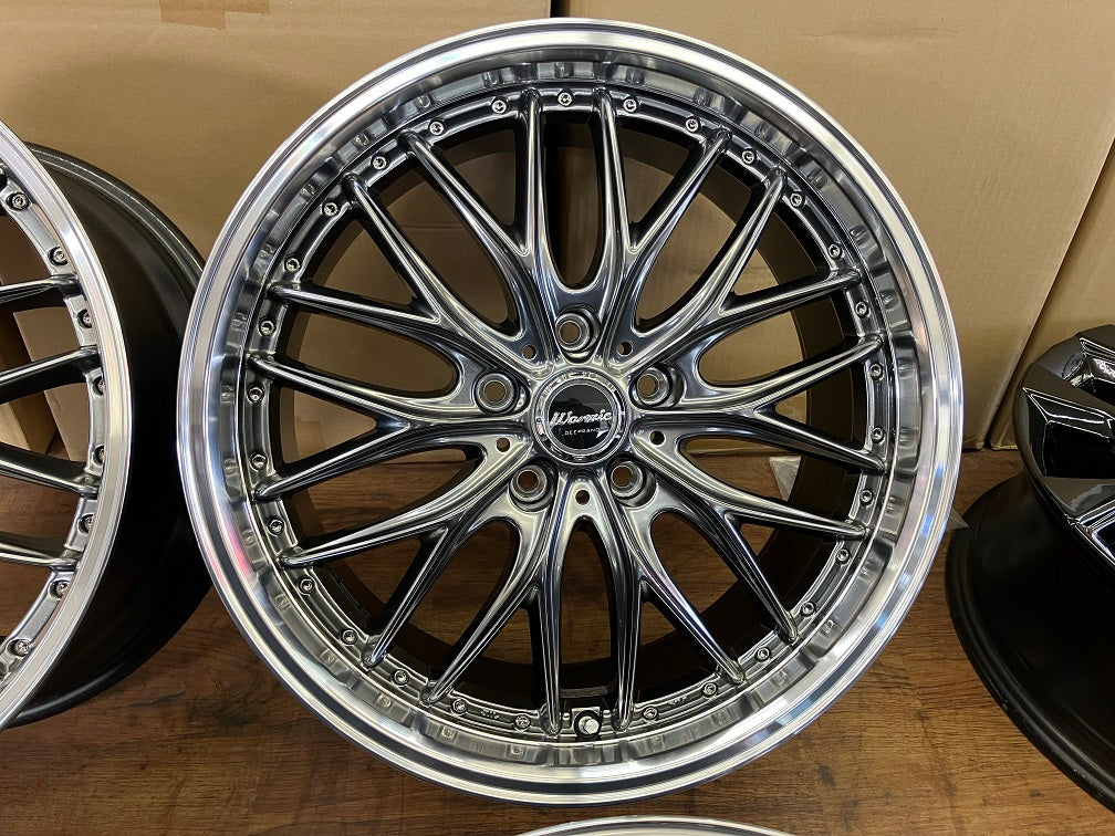 1 ν§ 美品!ワーウィック ディープランド 18×8J+40 114.3/5H 中古☆TOYO