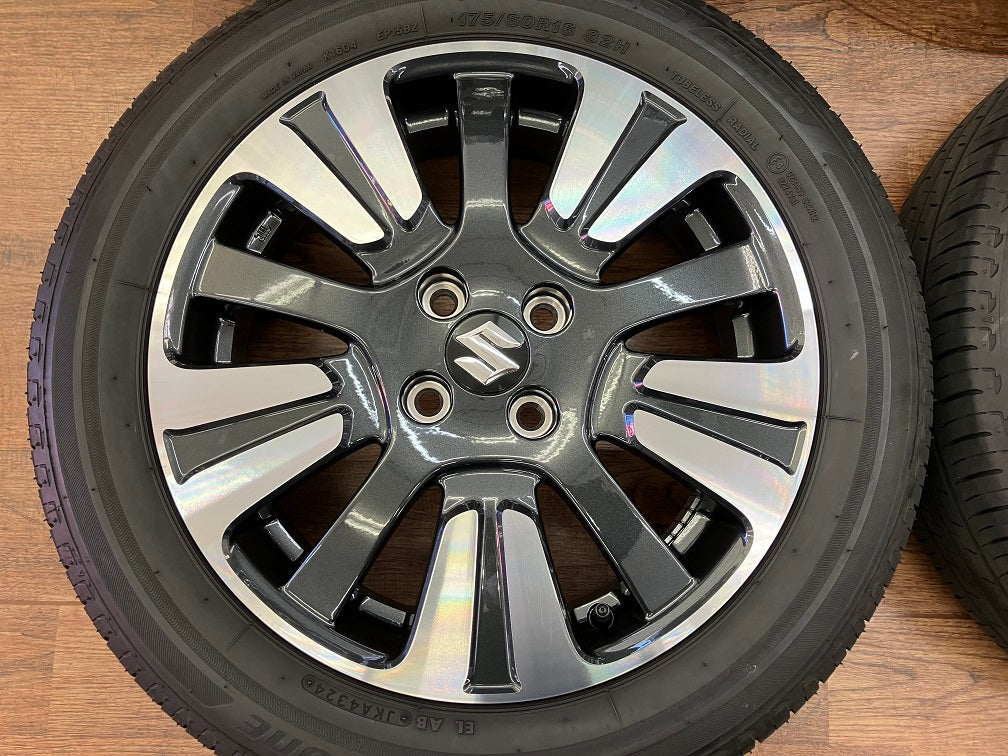 1 ν§ 美品!スズキ クロスビー純正 16×5J+40 100/4H ブリヂストン 175
