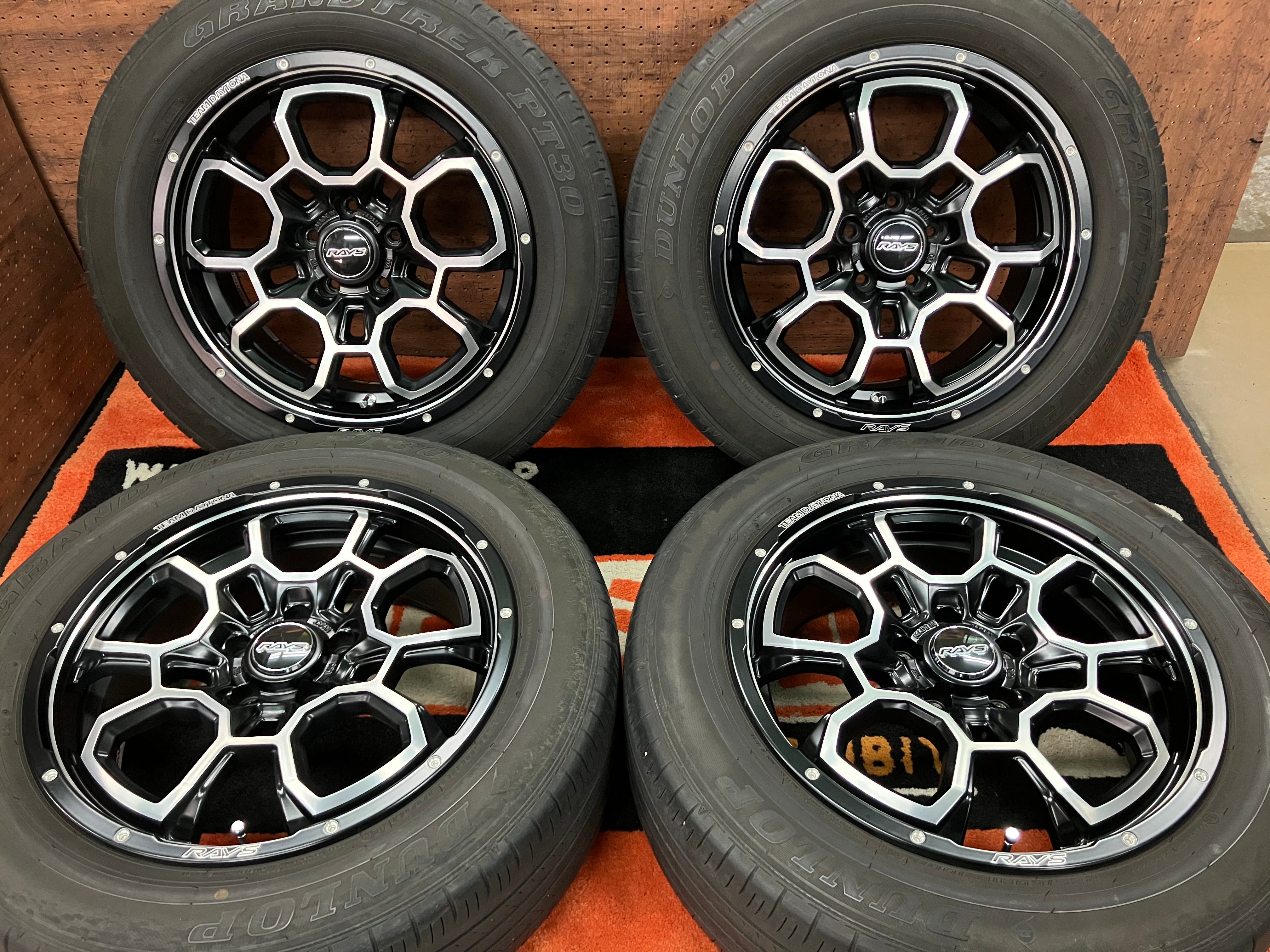 ◇RAYS TEAM DAYTONA NTD.5◇18インチ 7.5J+38 114.3-5H◇PT30 225/60
