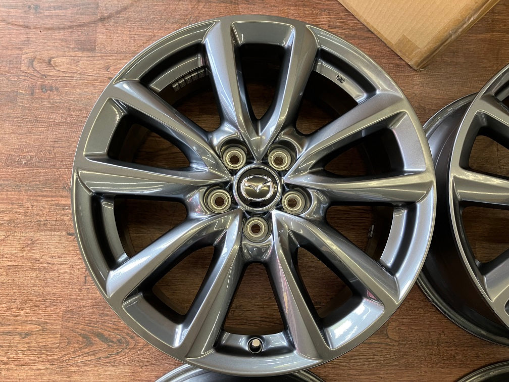 1 ν§ 状態良好!! マツダ MAZDA3 純正 18インチ 7J+45 114.3/5H