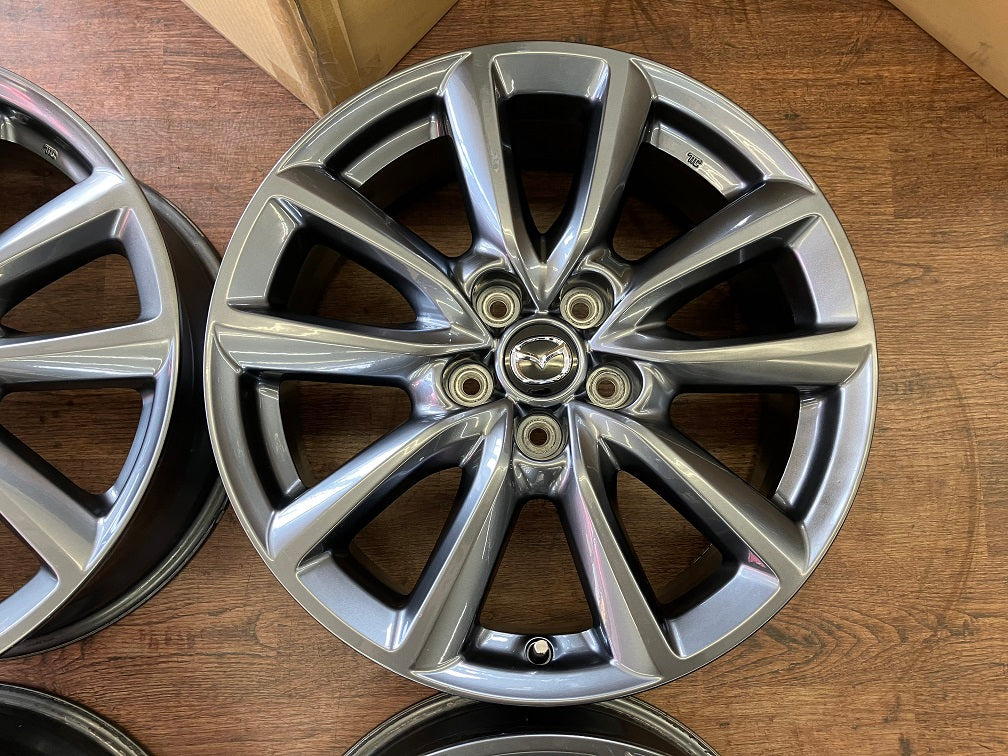 1 ν§ 状態良好!! マツダ MAZDA3 純正 18インチ 7J+45 114.3/5H