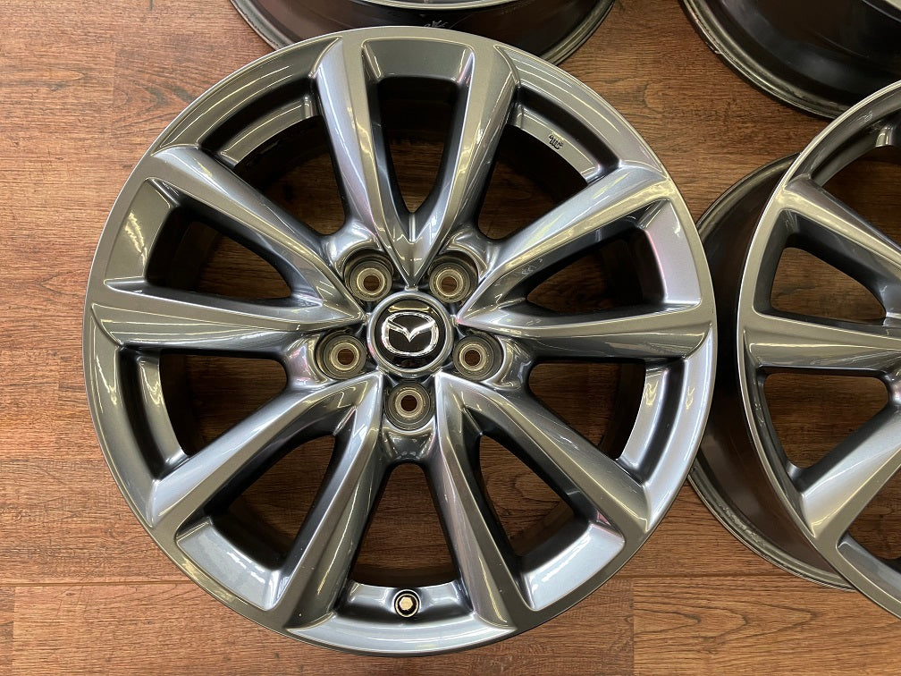 1 ν§ 状態良好!! マツダ MAZDA3 純正 18インチ 7J+45 114.3/5H