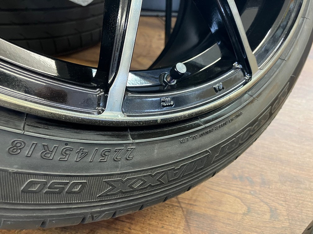 1 ν§ Weds Sport SA-10R ウェッズスポーツ 18in 8.5J+35 114.3/5H