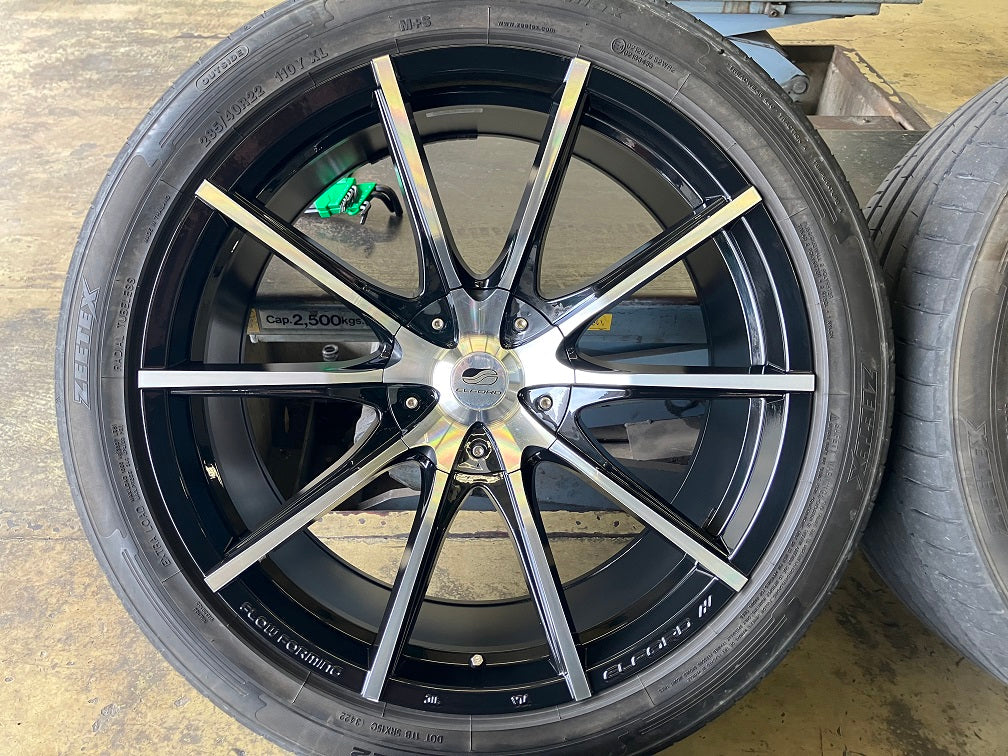 1 ν§ ☆プラド専用☆ ELFORD ソニックアート 22インチ 9.5J+20 139.7