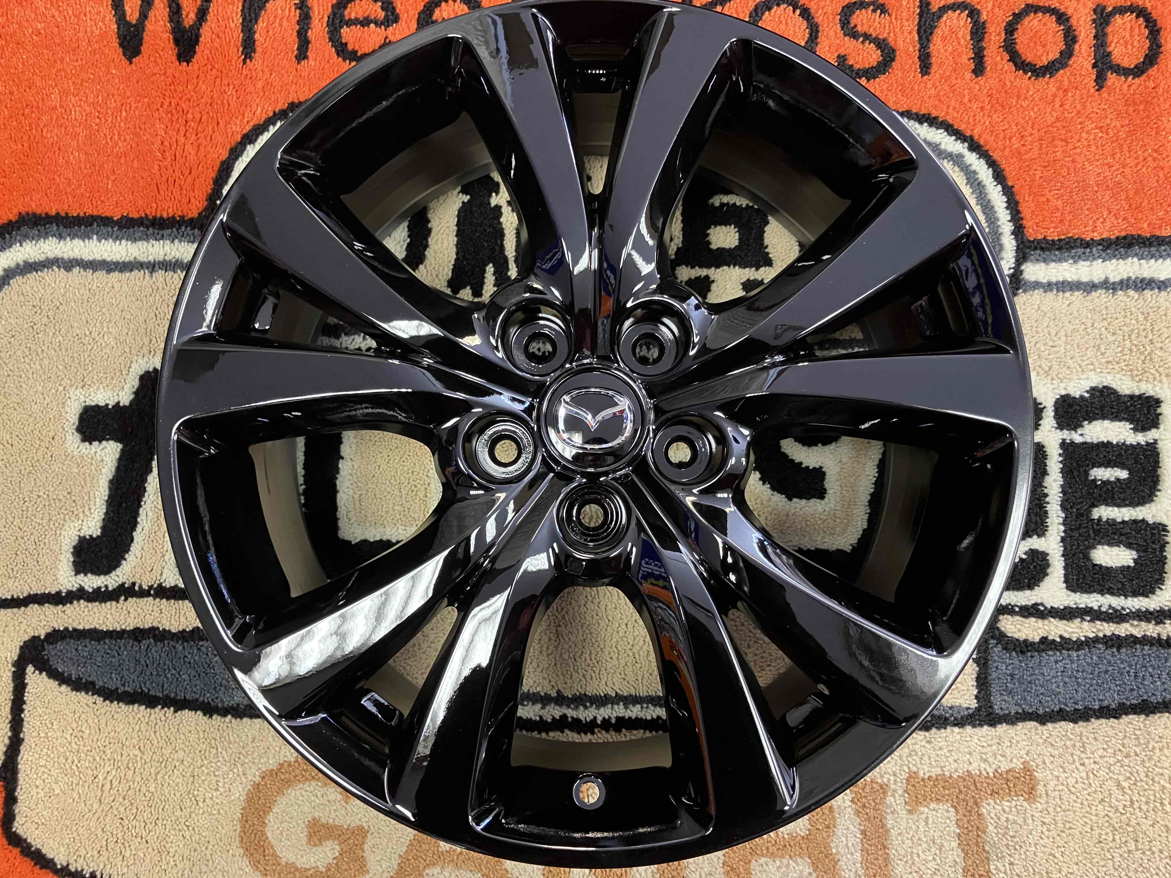 【未使用品】CX-30 純正ホイール 4本セット 18インチ 18×7J ◇MAZDA CX30純正 18インチ◇グロスブラック塗装◇ホイールのみ4本Set
