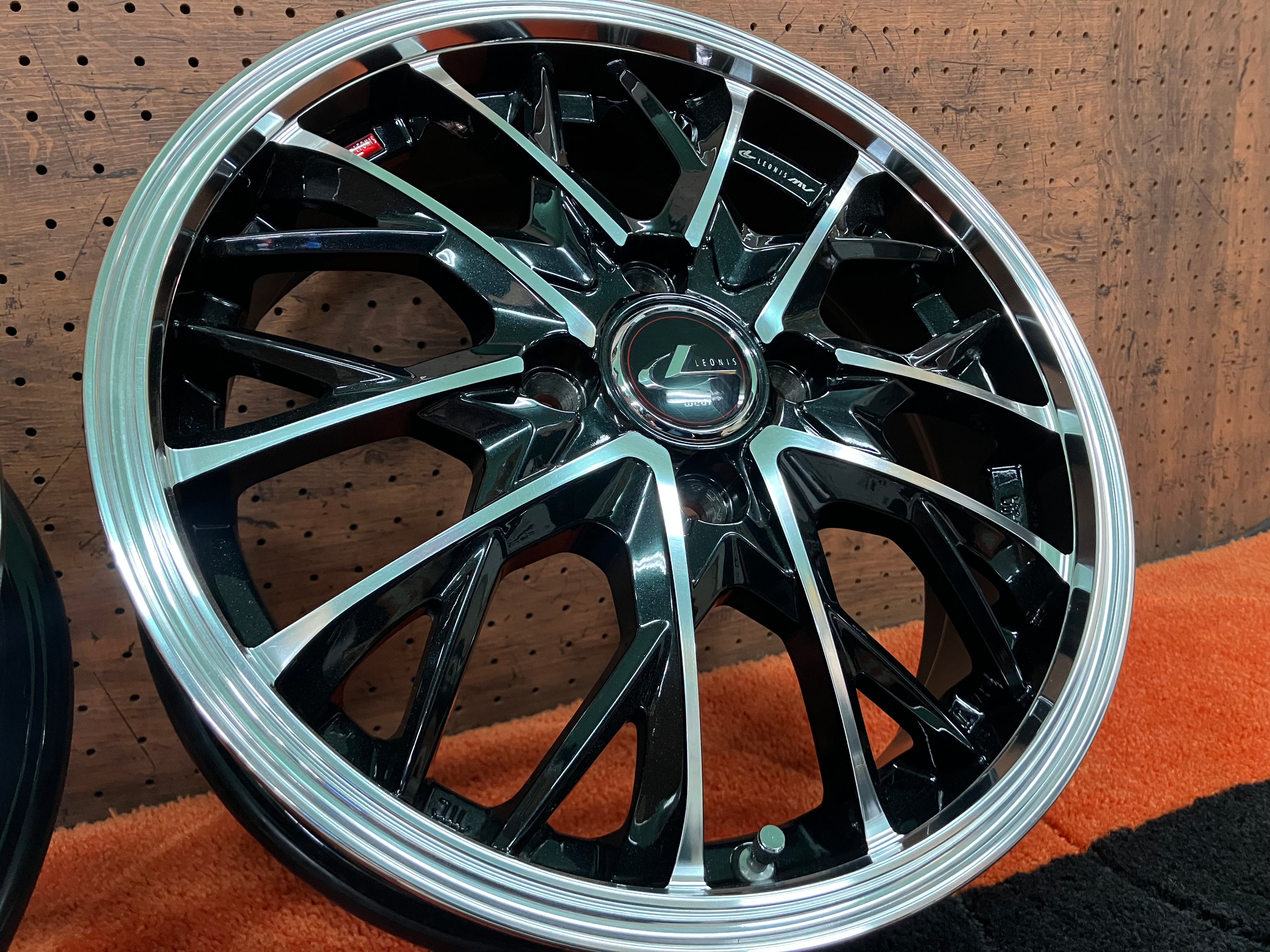◇美品!!ホイールのみ4本Set♪ウェッズ レオニス MV◇15インチ 4.5J+