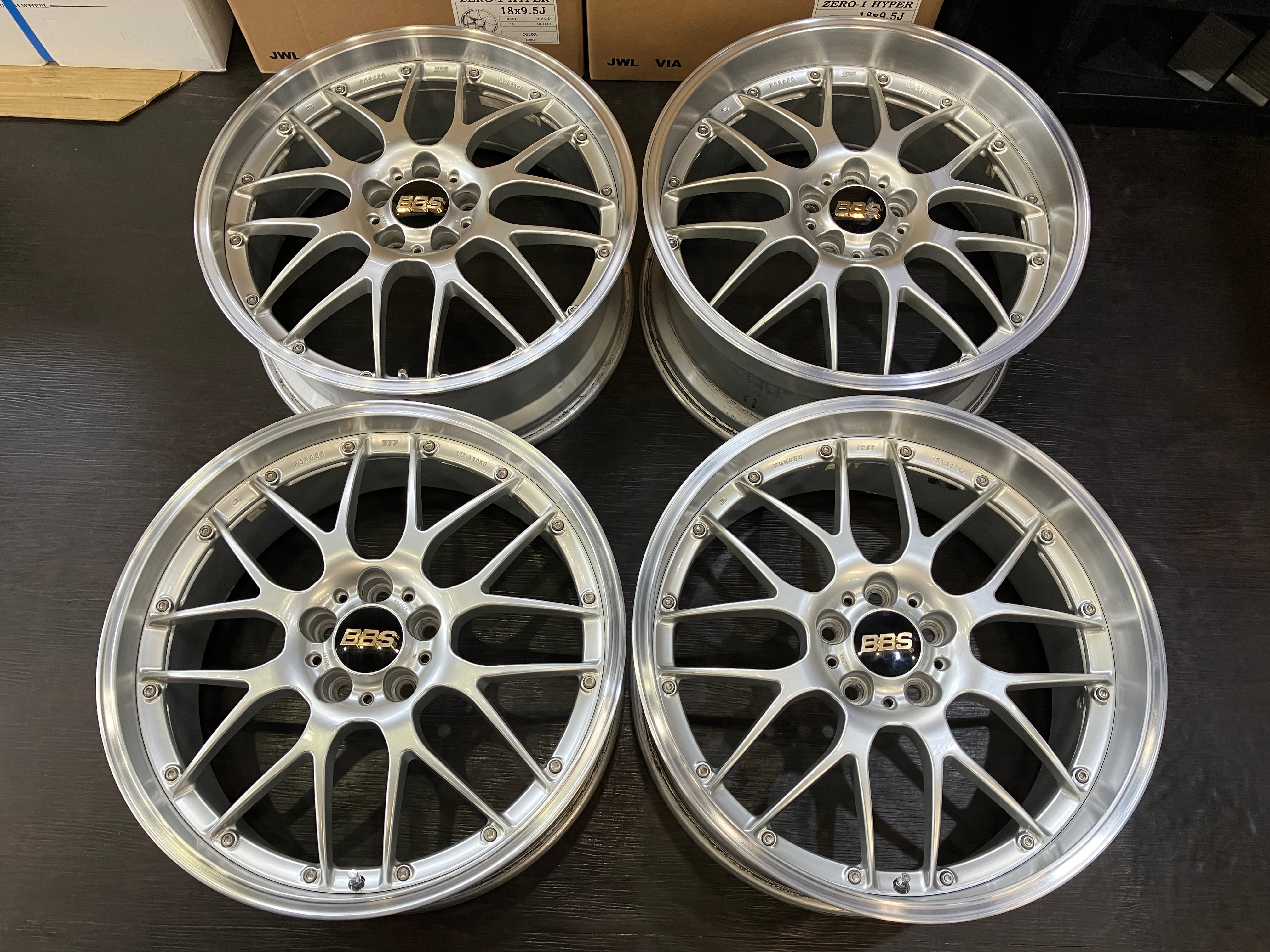 ☆SALE! 高級品! 手直し済! 鍛造 BBS RS-GT RS967 RS968 20インチ