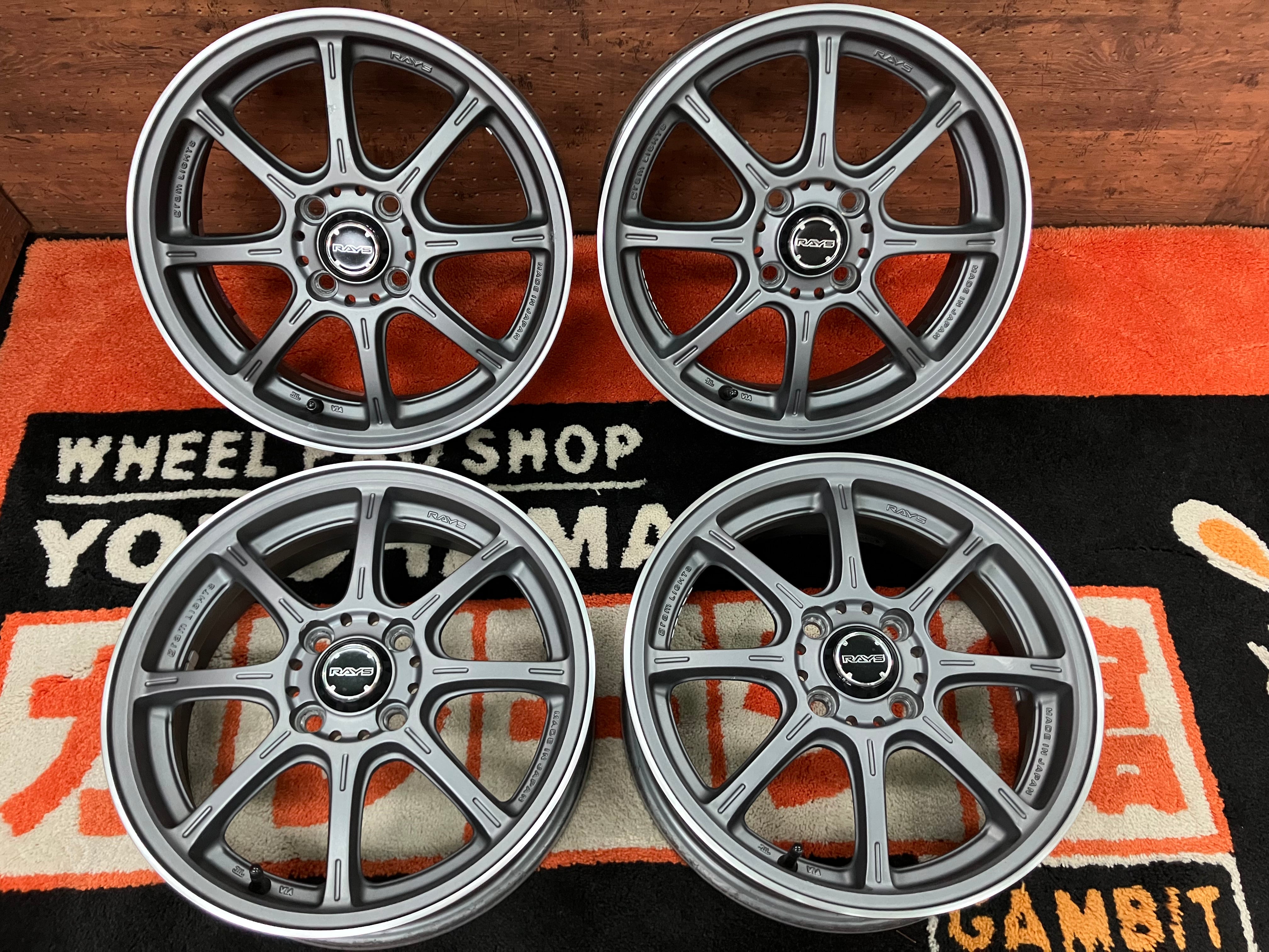◇ホイール4本のみ♪レイズ グラムライツ 57G◇15インチ 5.0J+ ◇ホイール4本のみ♪レイズ グラムライツ 57G◇15インチ 5.0J+
