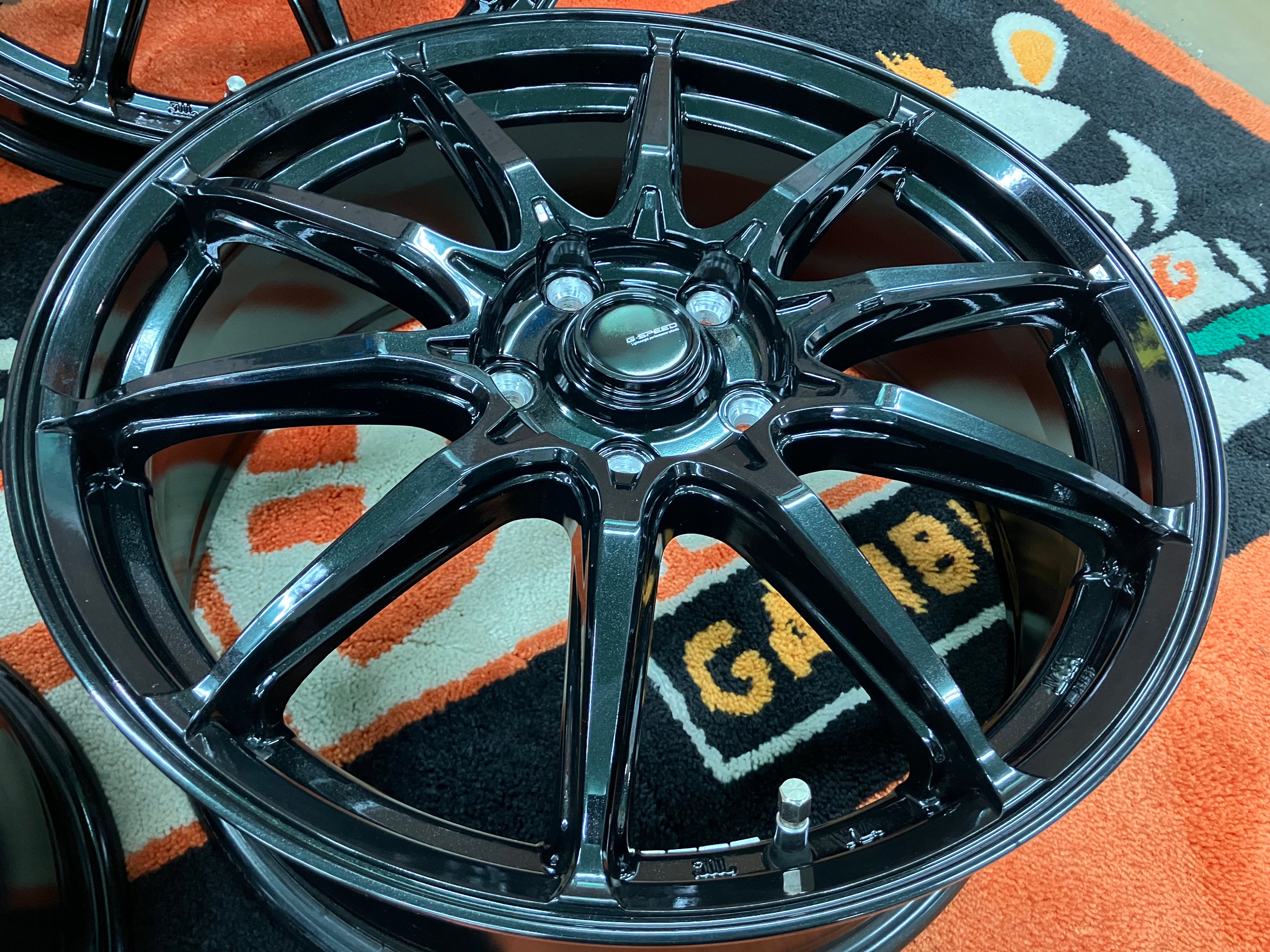 ◇良品ホイール♪4本Set!!G-SPEED G02 G-02◇18インチ 7J+55 114.3