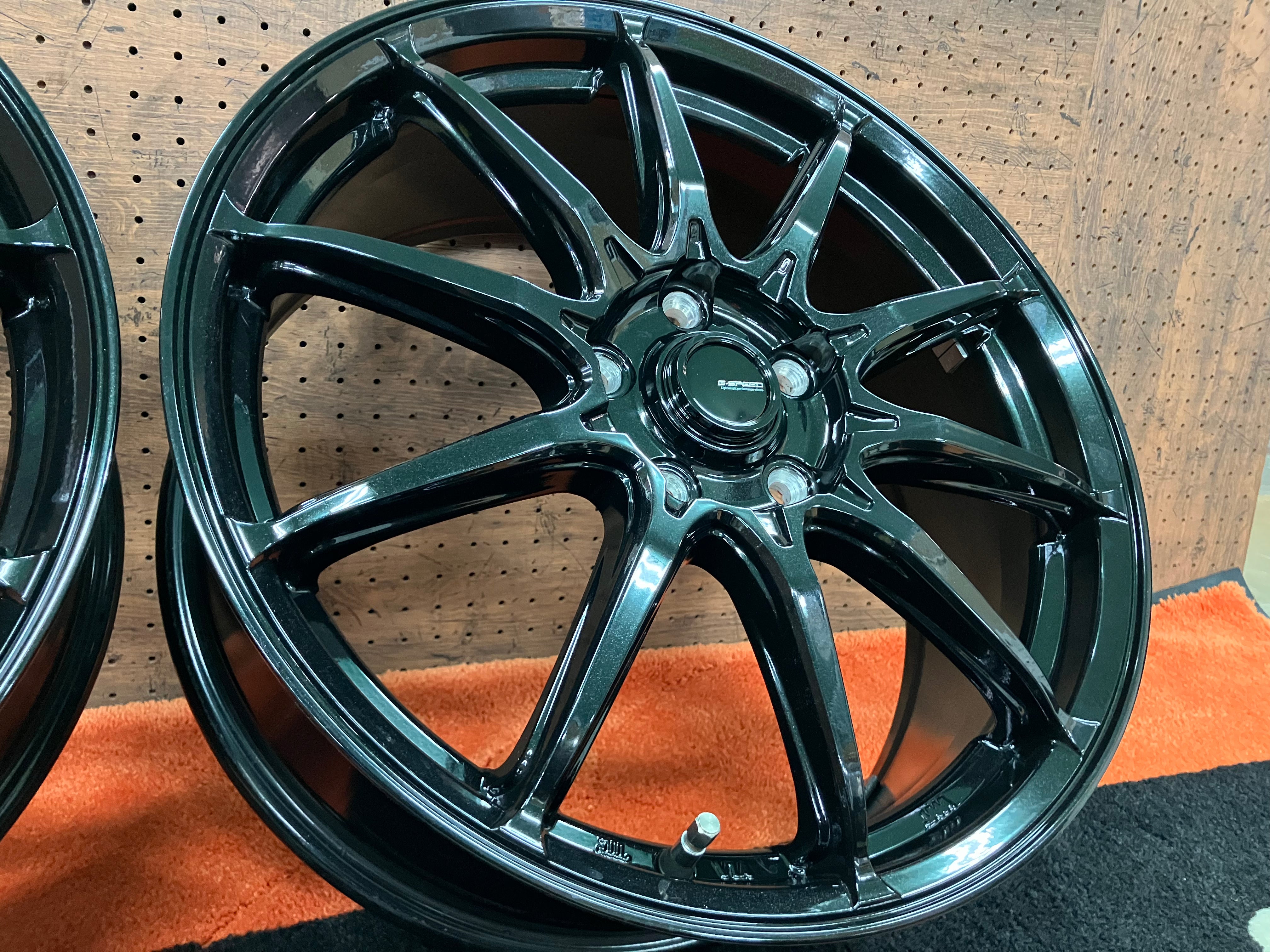 ◇良品ホイール♪4本Set!!G-SPEED G02 G-02◇18インチ 7J+55 114.3