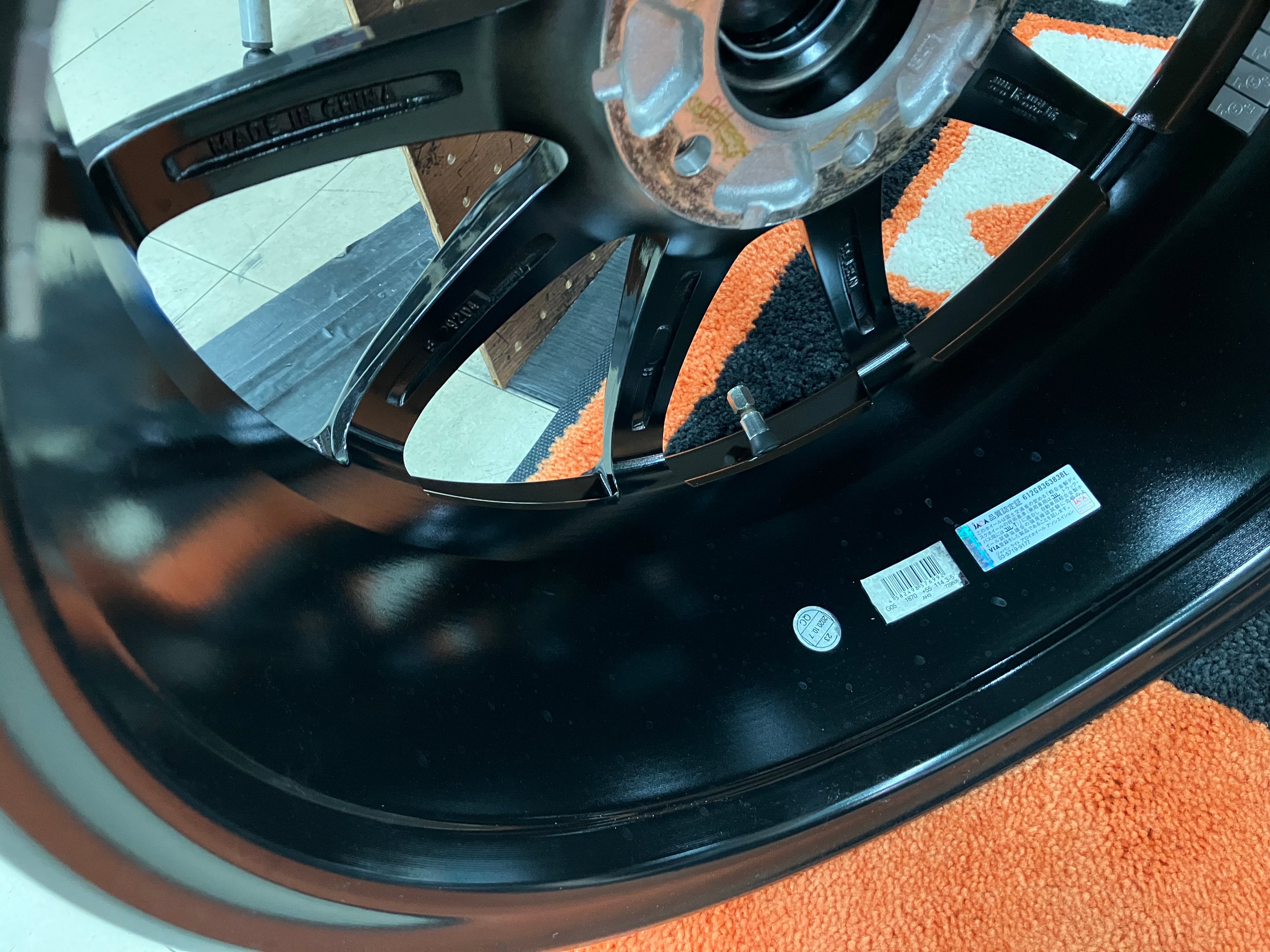 ◇良品ホイール♪4本Set!!G-SPEED G02 G-02◇18インチ 7J+55 114.3