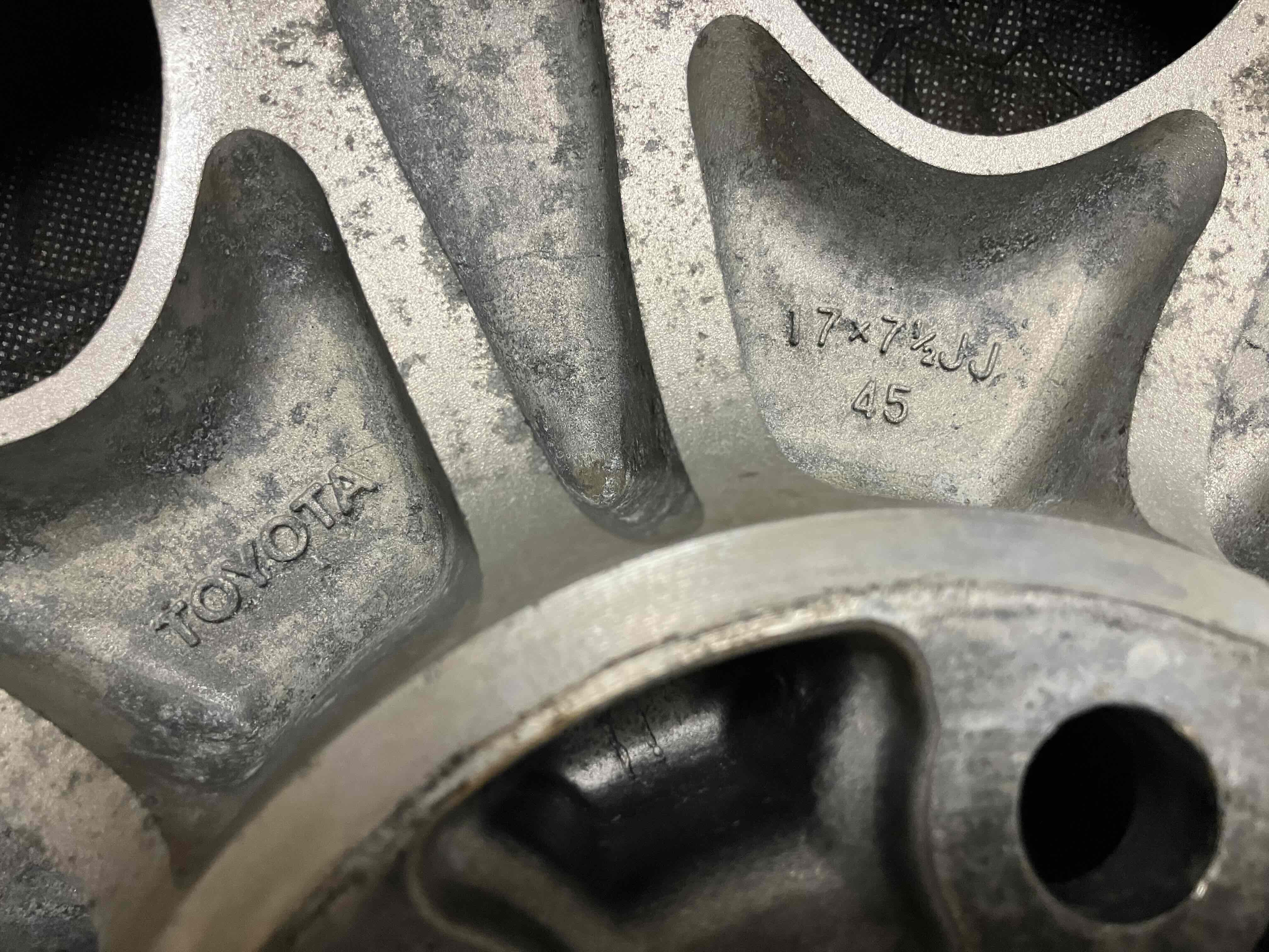 ◇TOYOTA 30セルシオ 前期純正 17インチ◇ホイールのみ4本SET◇7.5J+45