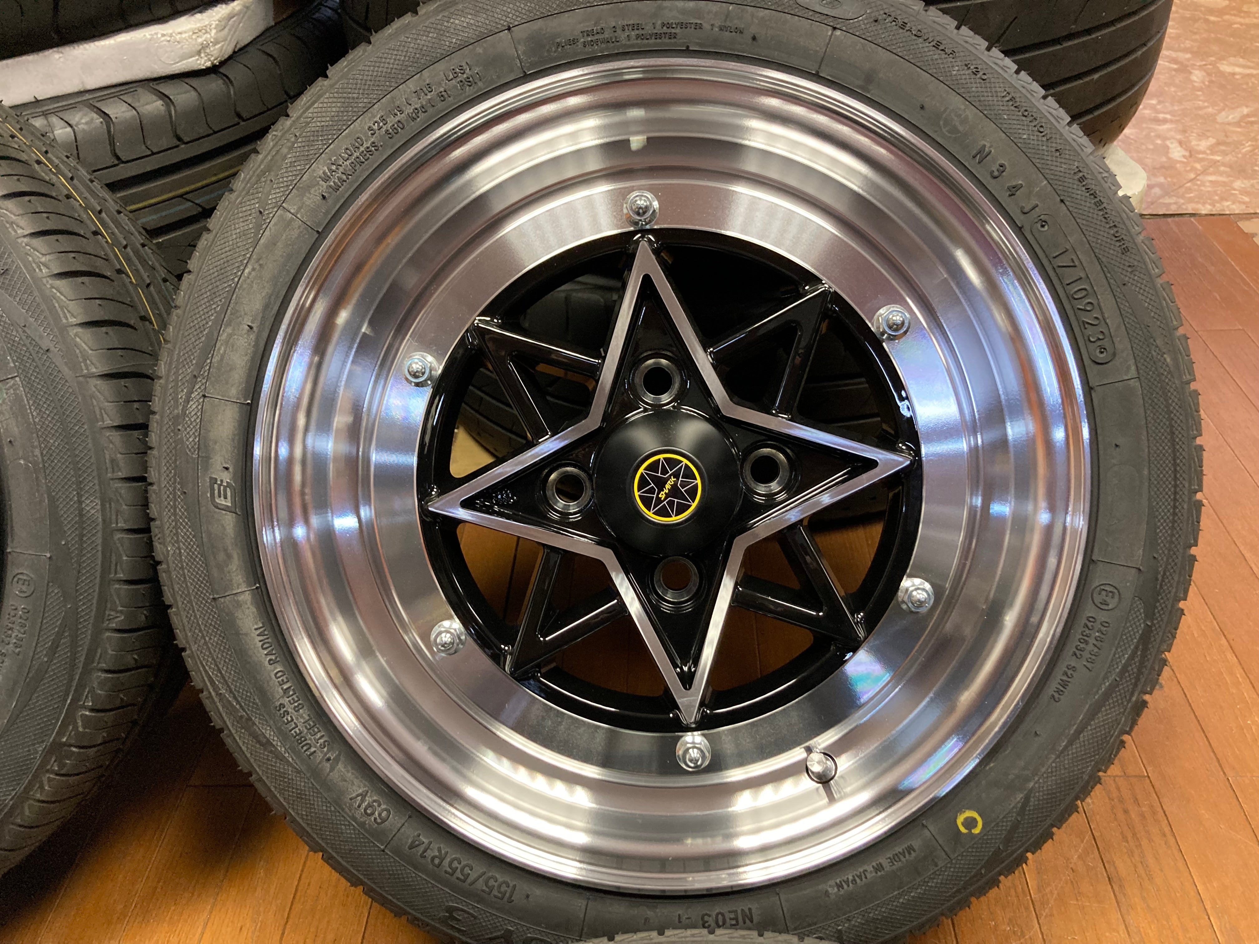 エレノア様 14インチ 6J ＋38 4H ハブ79 4本 エレノア様 14インチ 6J