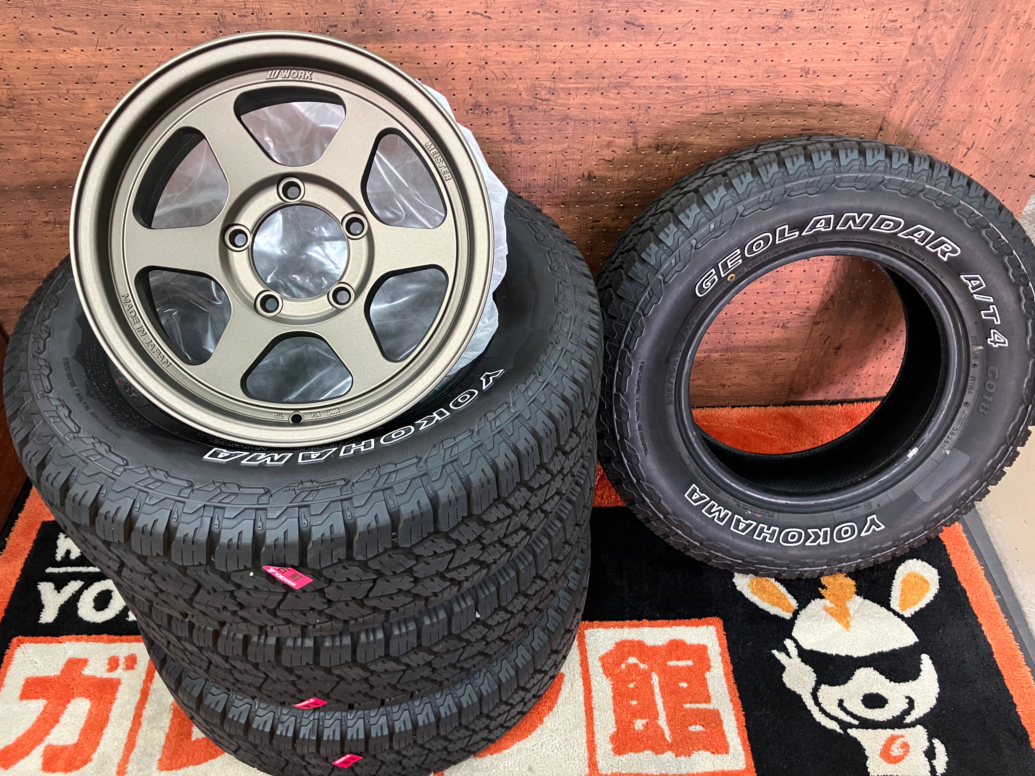 中古タイヤ ◇新品ホイール＆良品中古タイヤ♪ワーク マイスター L1 1P SUV◇16