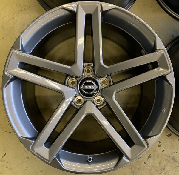 1 ν§ 美品!! 日産 フェアレディZ RZ34 純正 18インチ◇F:9J+34 R:9J+15