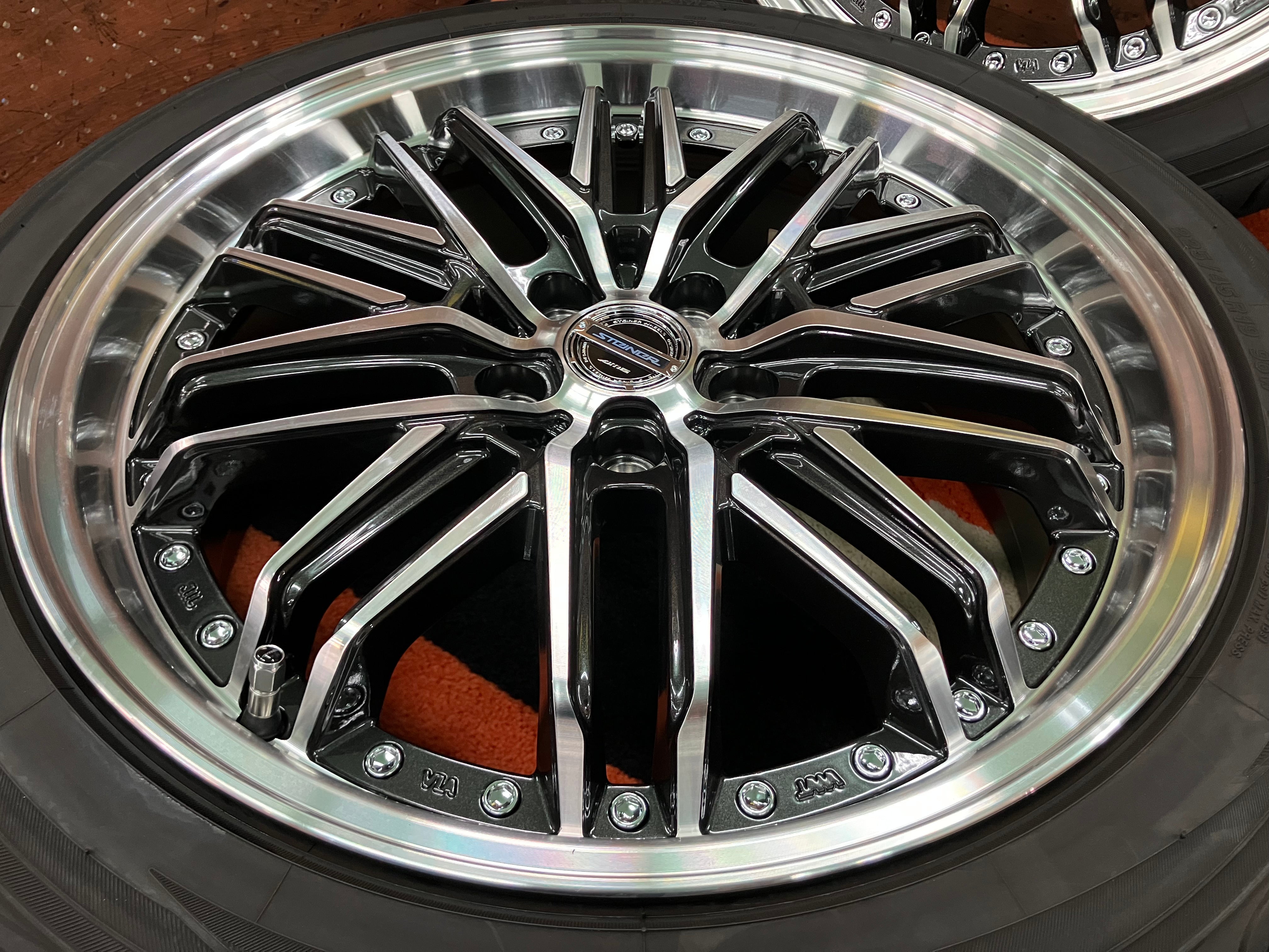 ◇新作即納!!新品ホイール＆中古タイヤSet♪シュタイナー EMX◇19