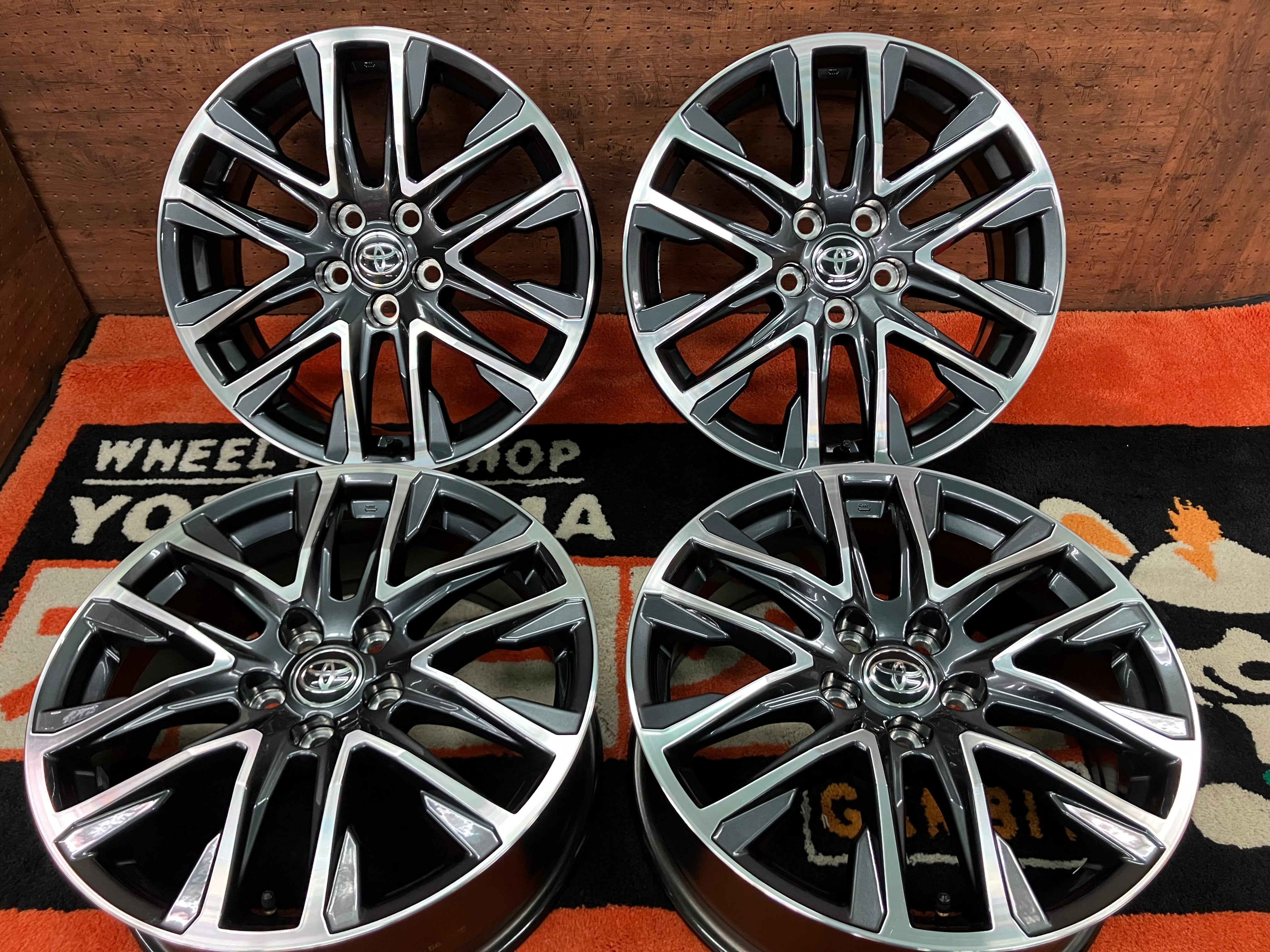 ①新車外し！美品カローラクロス 純正ホイール 18インチ ホイール・18インチ新車外しトヨタカローラクロス純正アルミ4本setJ38
