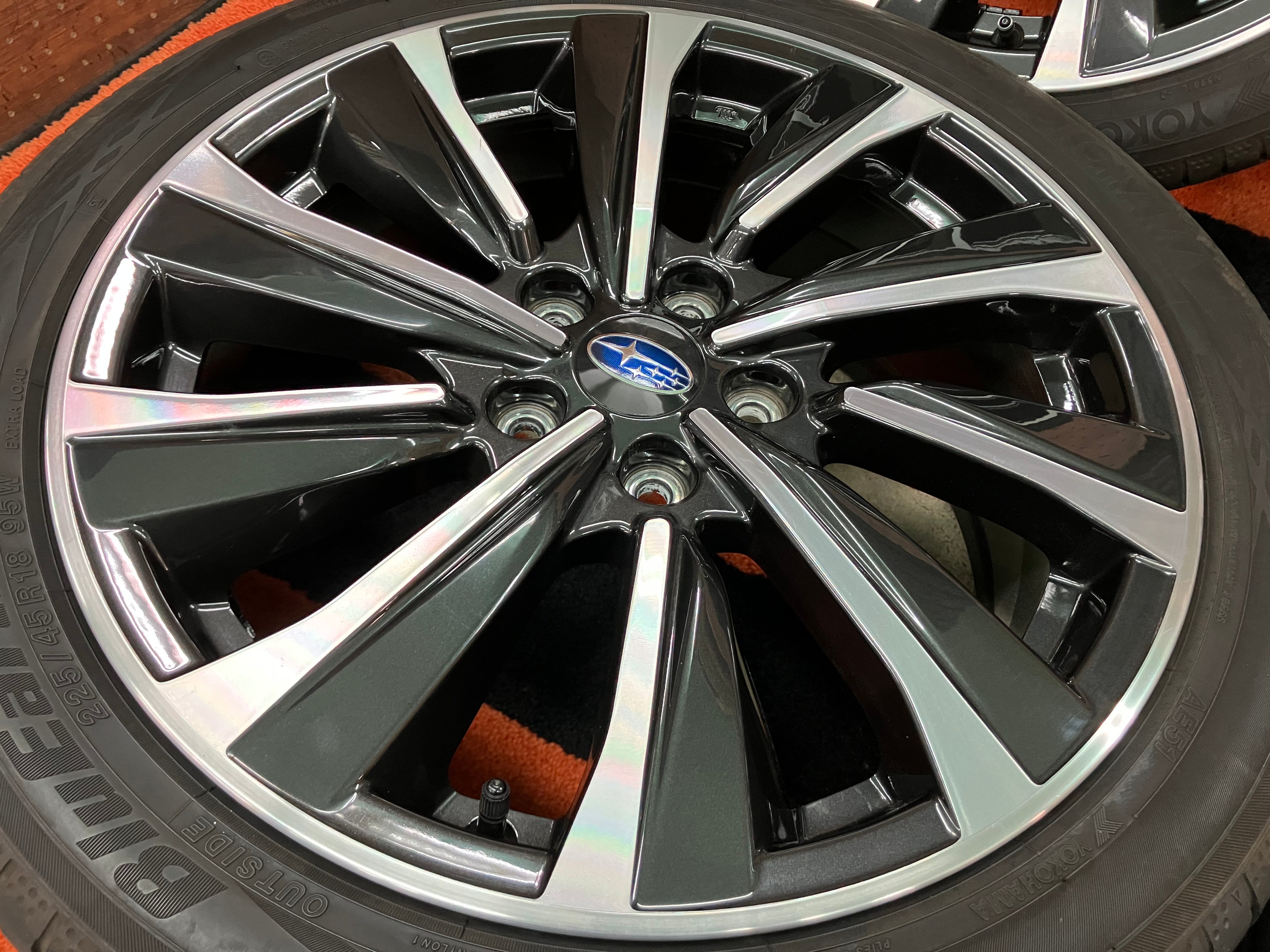 ◇仕上げ済み♪SUBARU スバル VN5 レヴォーグ 純正◇18インチ 7.5J+55